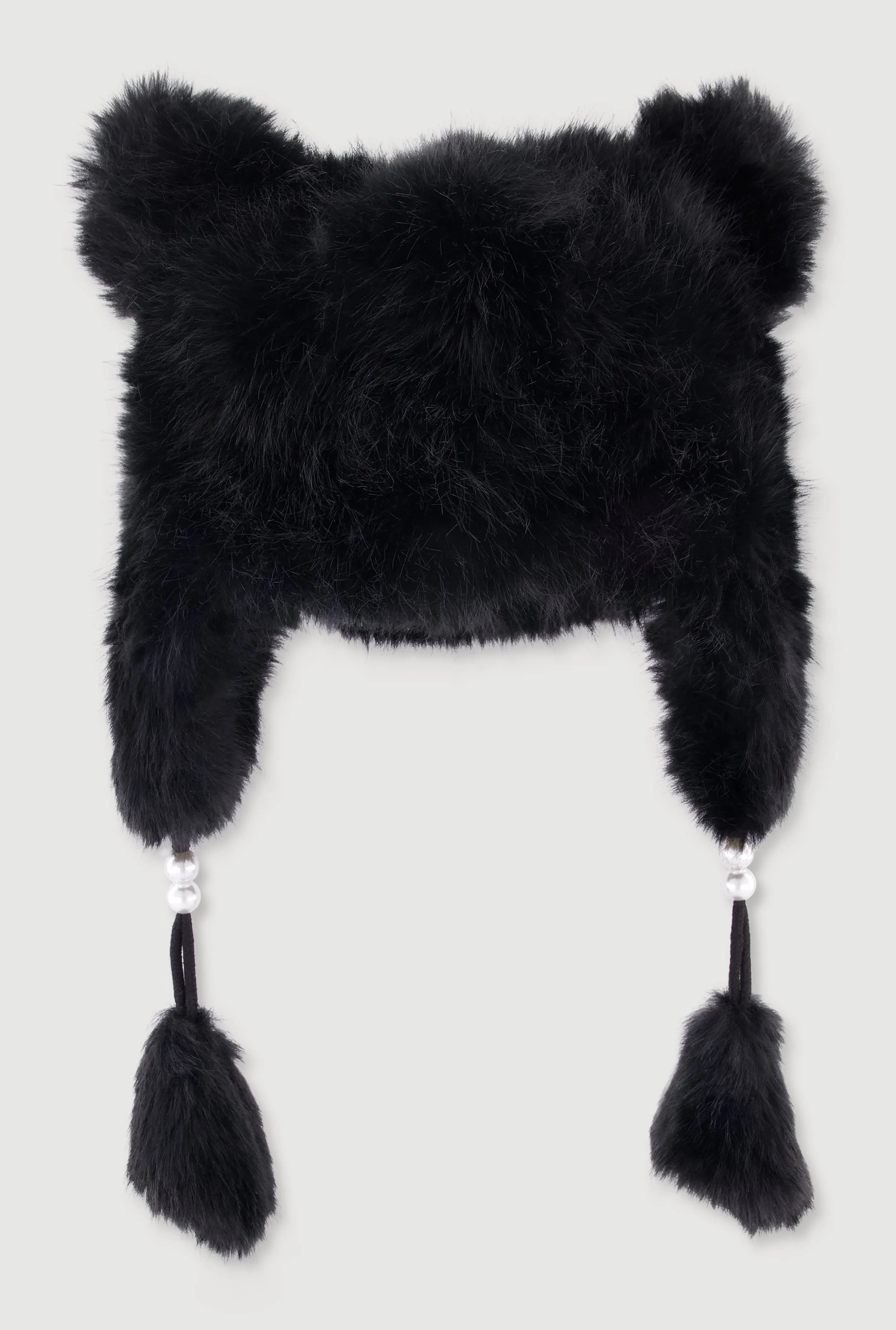 Faux Fur Bear Ears Trapper Hat sold by Rainbow product image thumbnail 2