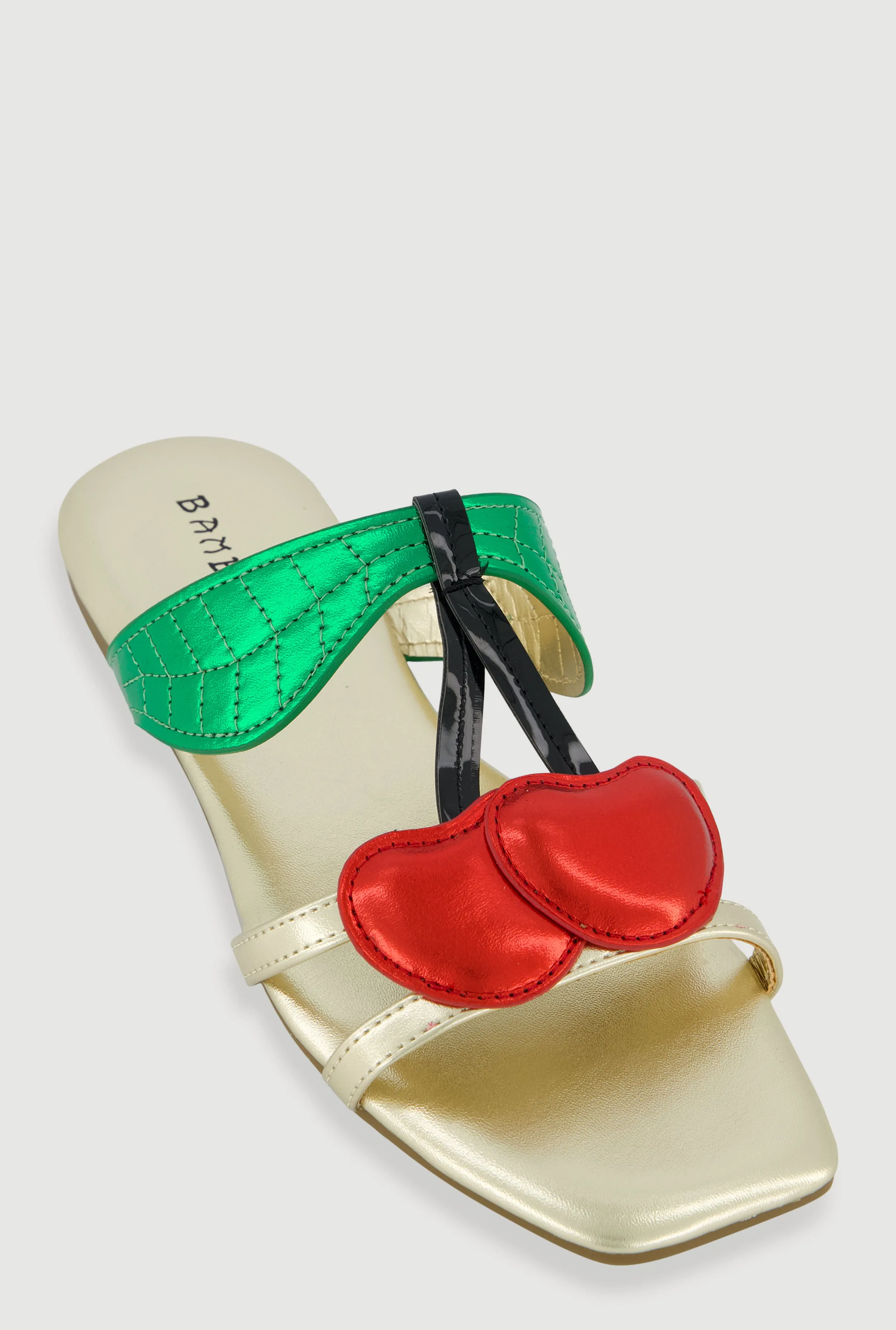 Cherries Open Toe Slide Sandals sold by Rainbow product image thumbnail 2