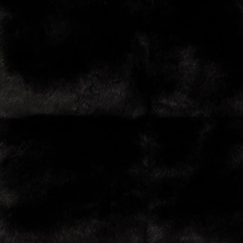 Faux Fur Cropped Hooded Jacket sold by Rainbow product image thumbnail 4