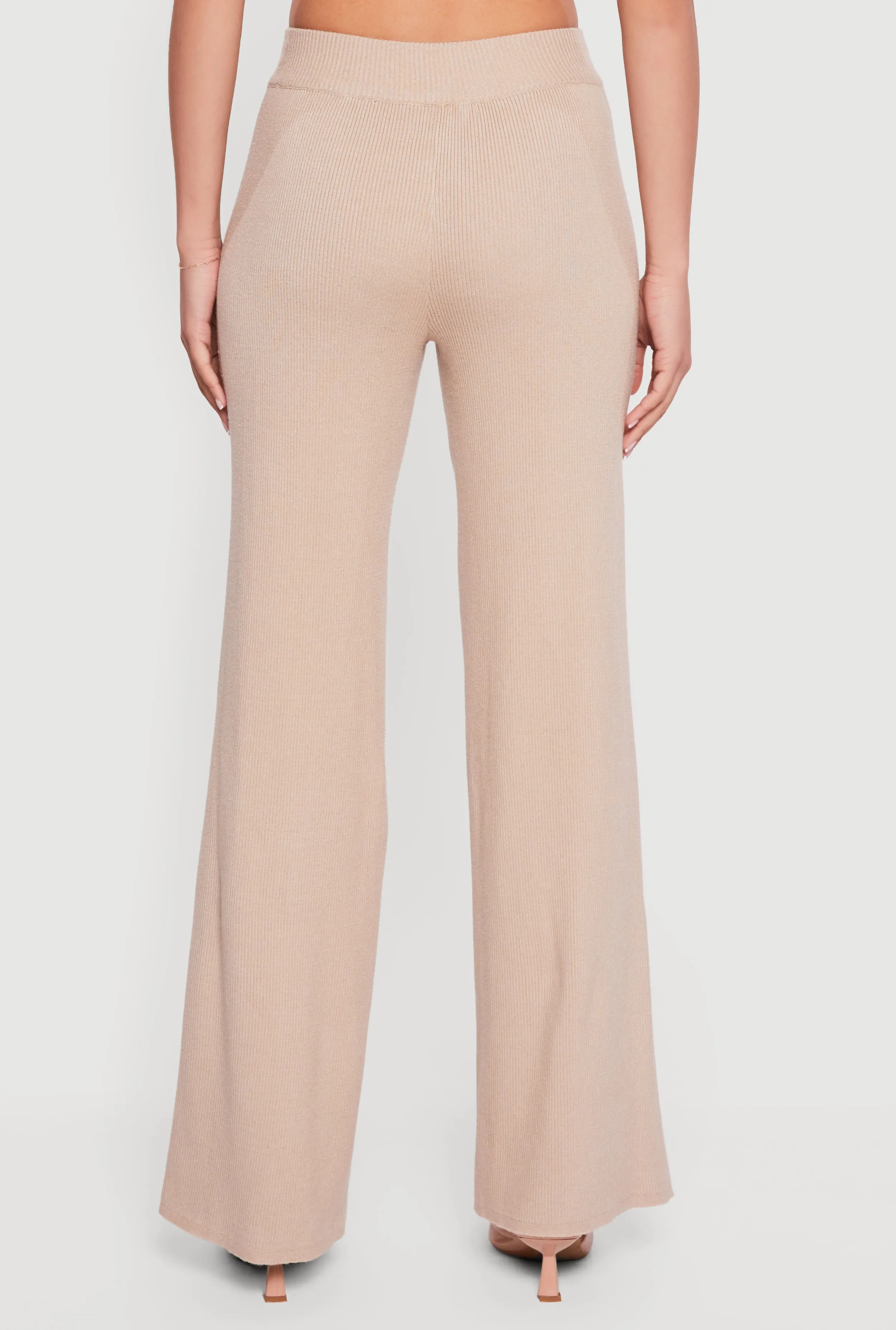 Ribbed Knit Drawstring Waist Pants sold by Rainbow product image thumbnail 5