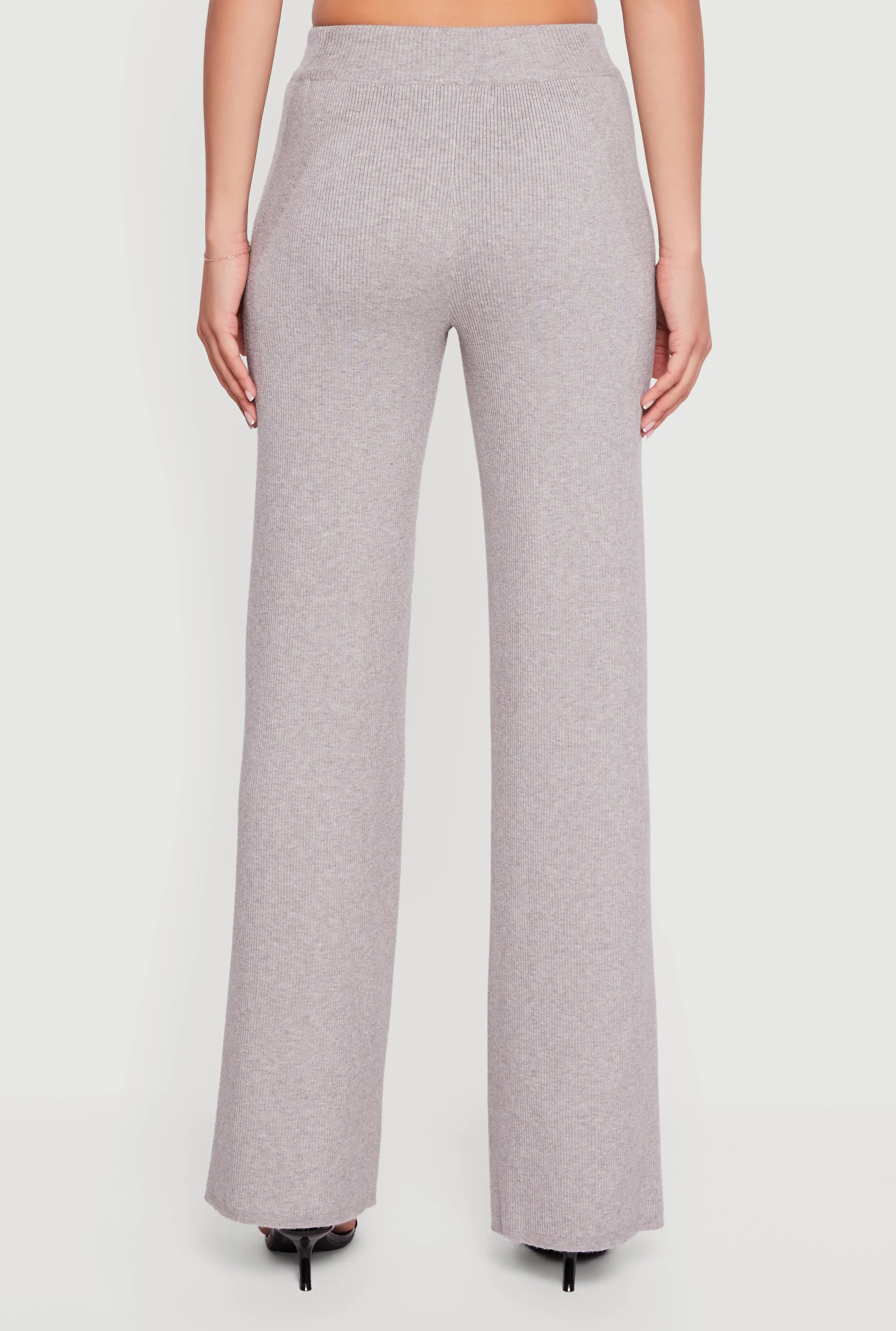 Ribbed Knit Drawstring Waist Pants sold by Rainbow product image thumbnail 5