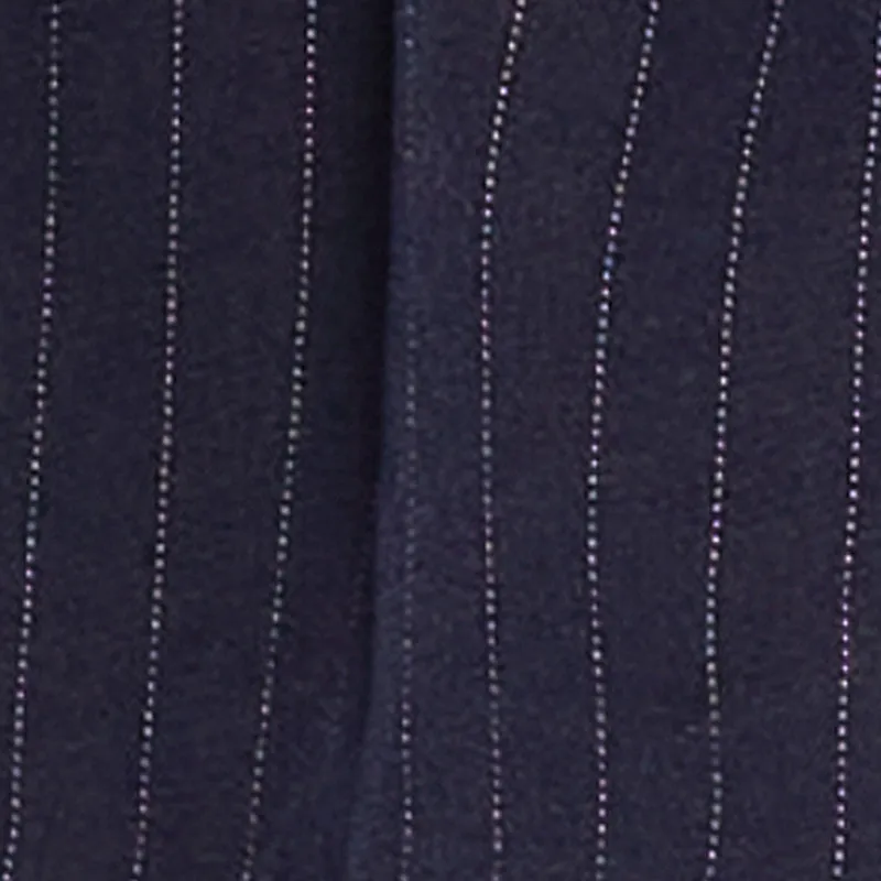 Pinstripe Double Waistband Drawstring Mini Skirt sold by Rainbow product image thumbnail 4