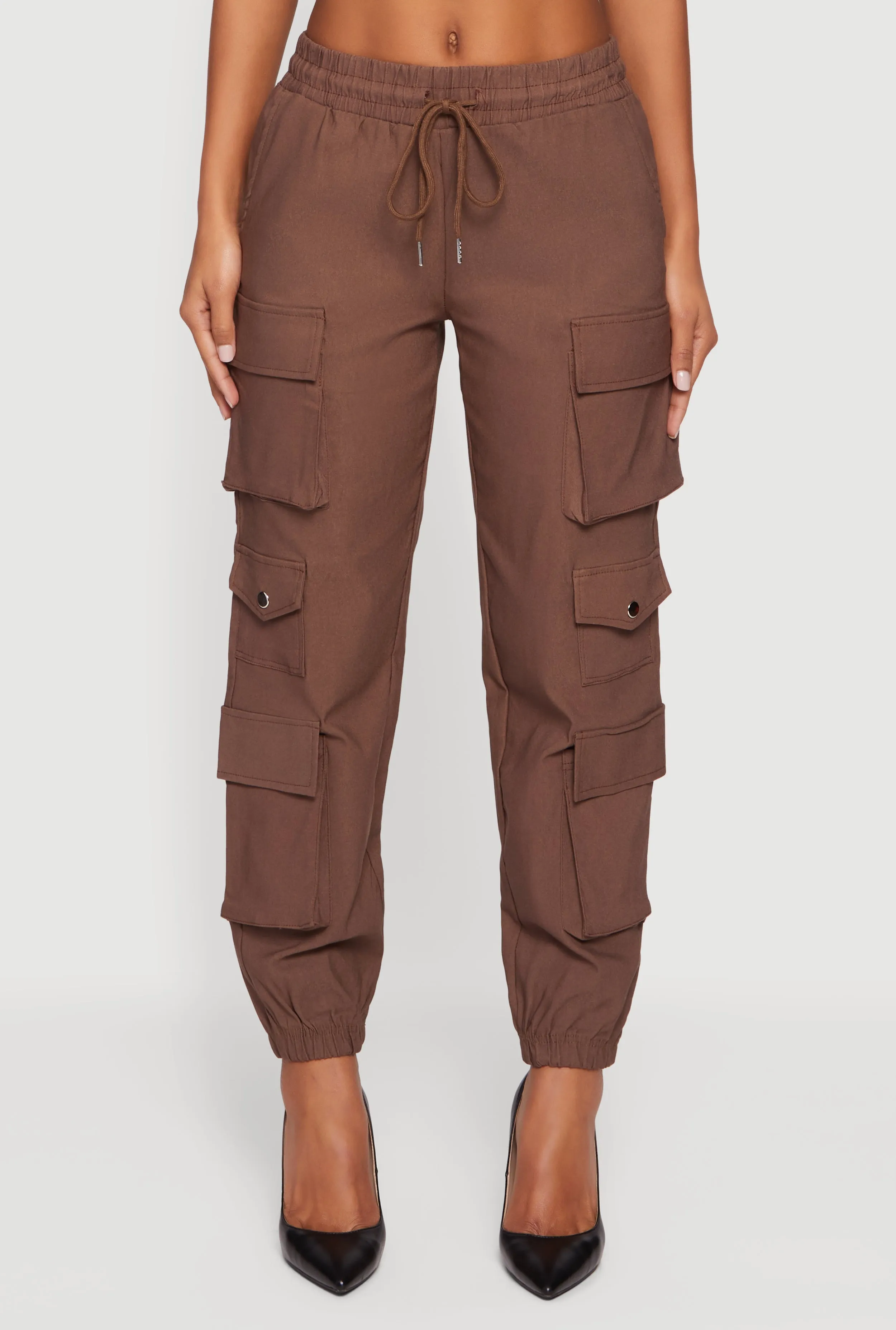 Drawstring Waist Utility Joggers sold by Rainbow product image thumbnail 5