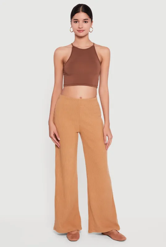 Brushed Rib Knit Pull On Pants sold by Rainbow