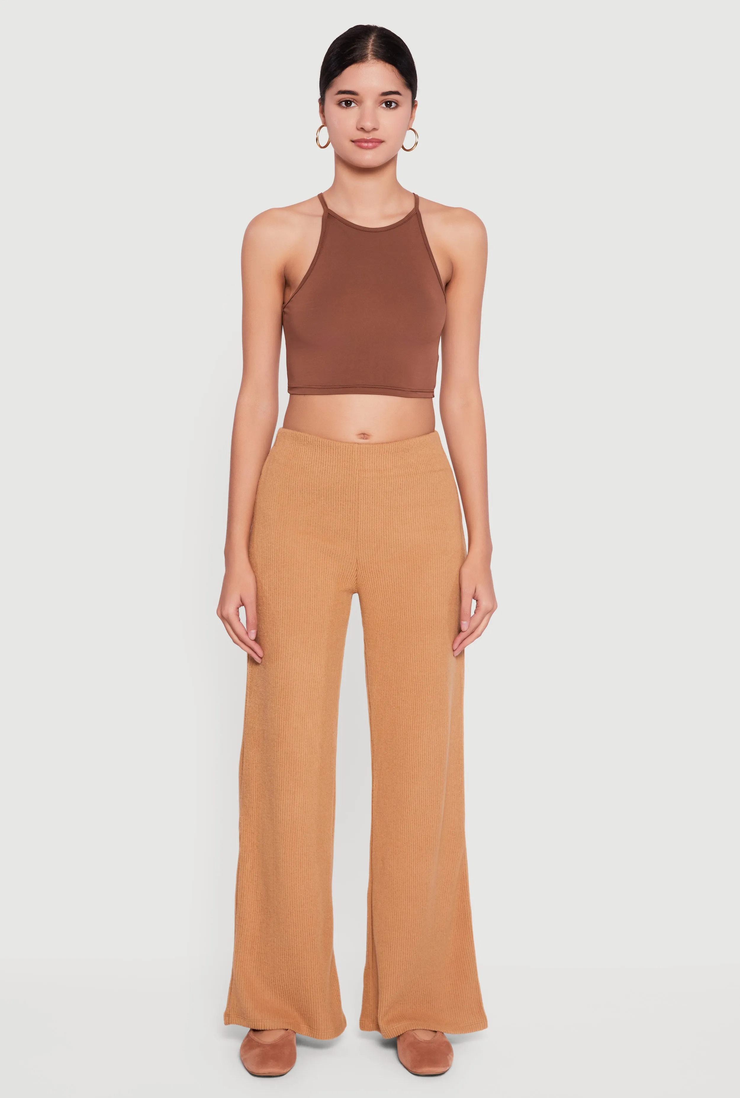 Brushed Rib Knit Pull On Pants sold by Rainbow product image thumbnail 2