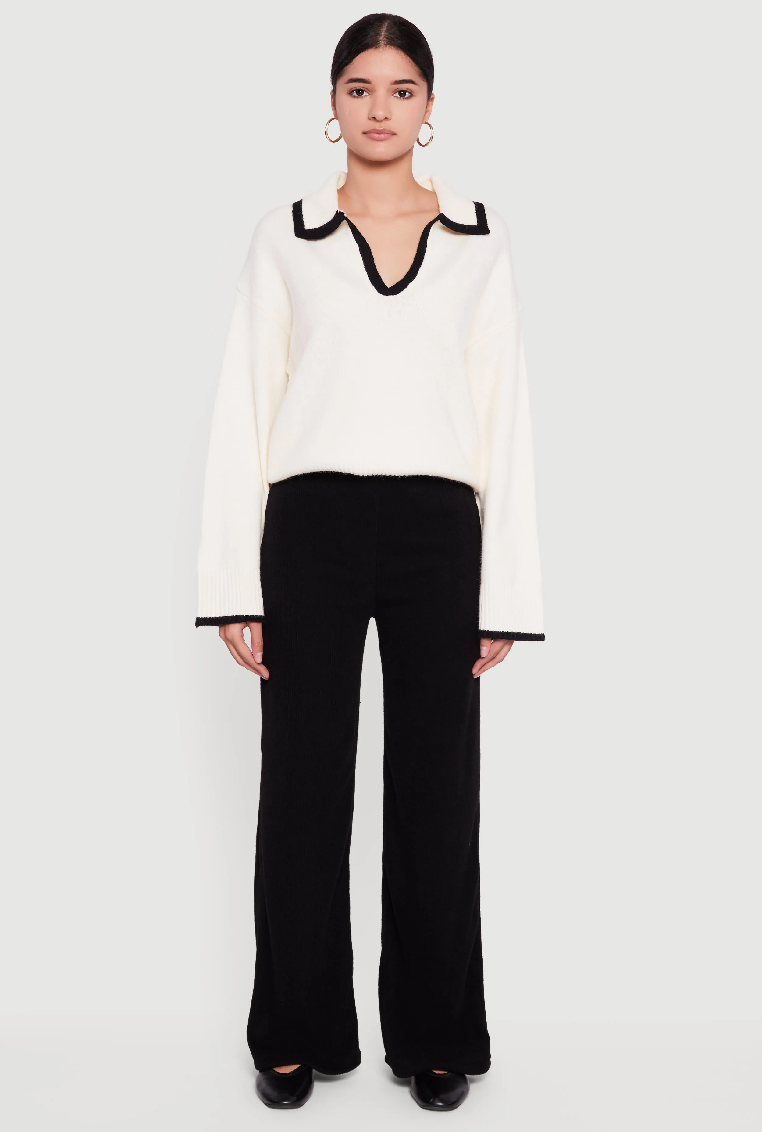 Brushed Rib Knit Pull On Pants sold by Rainbow product image thumbnail 2