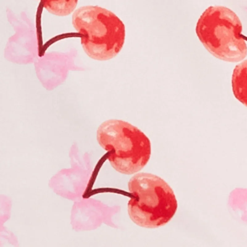 Plus Size Heart Cherry Print Robe and Cami Nightgown sold by Rainbow product image thumbnail 4