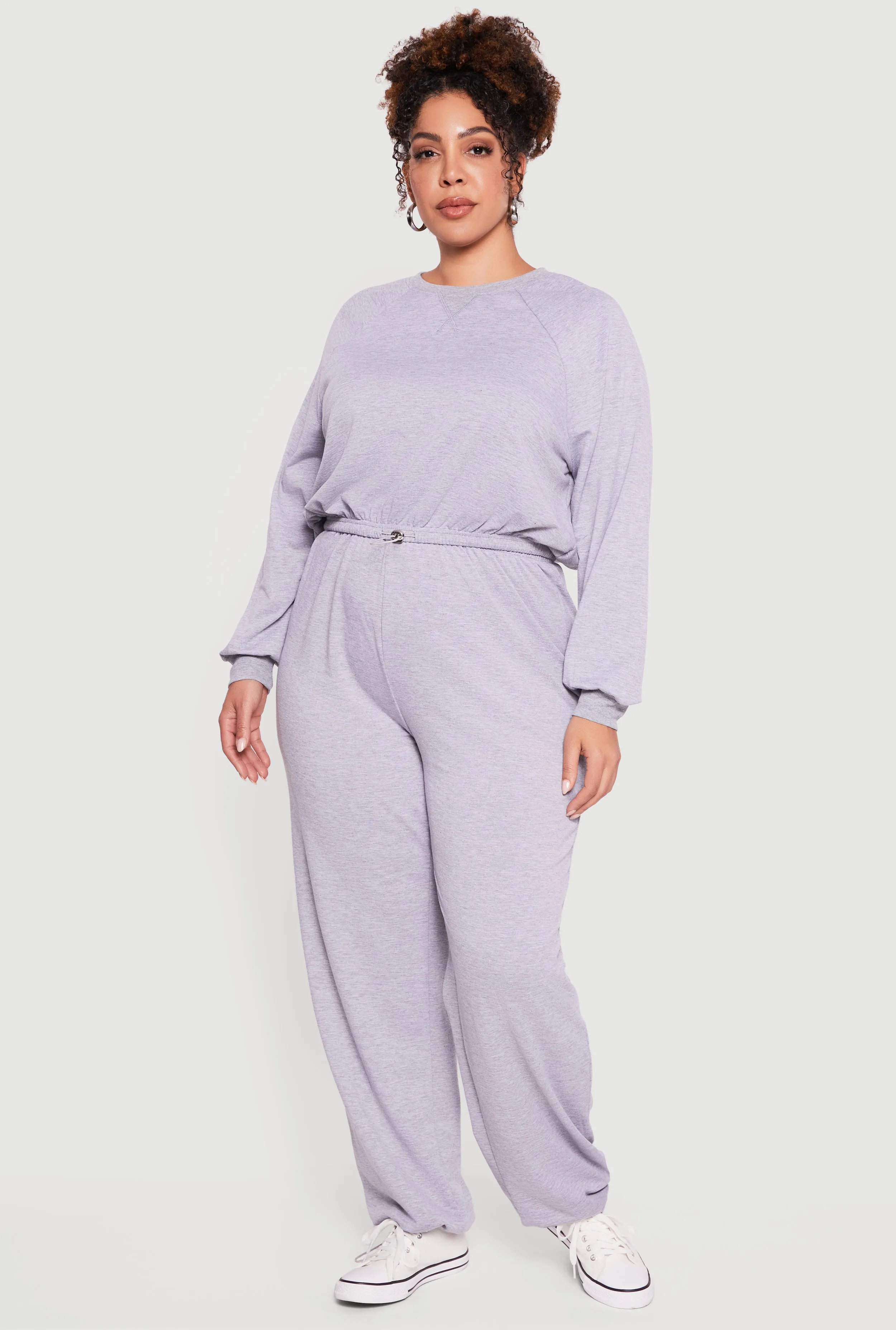 Plus Size Almost Famous Toggle Drawstring Waist Sweatpants sold by Rainbow product image thumbnail 2