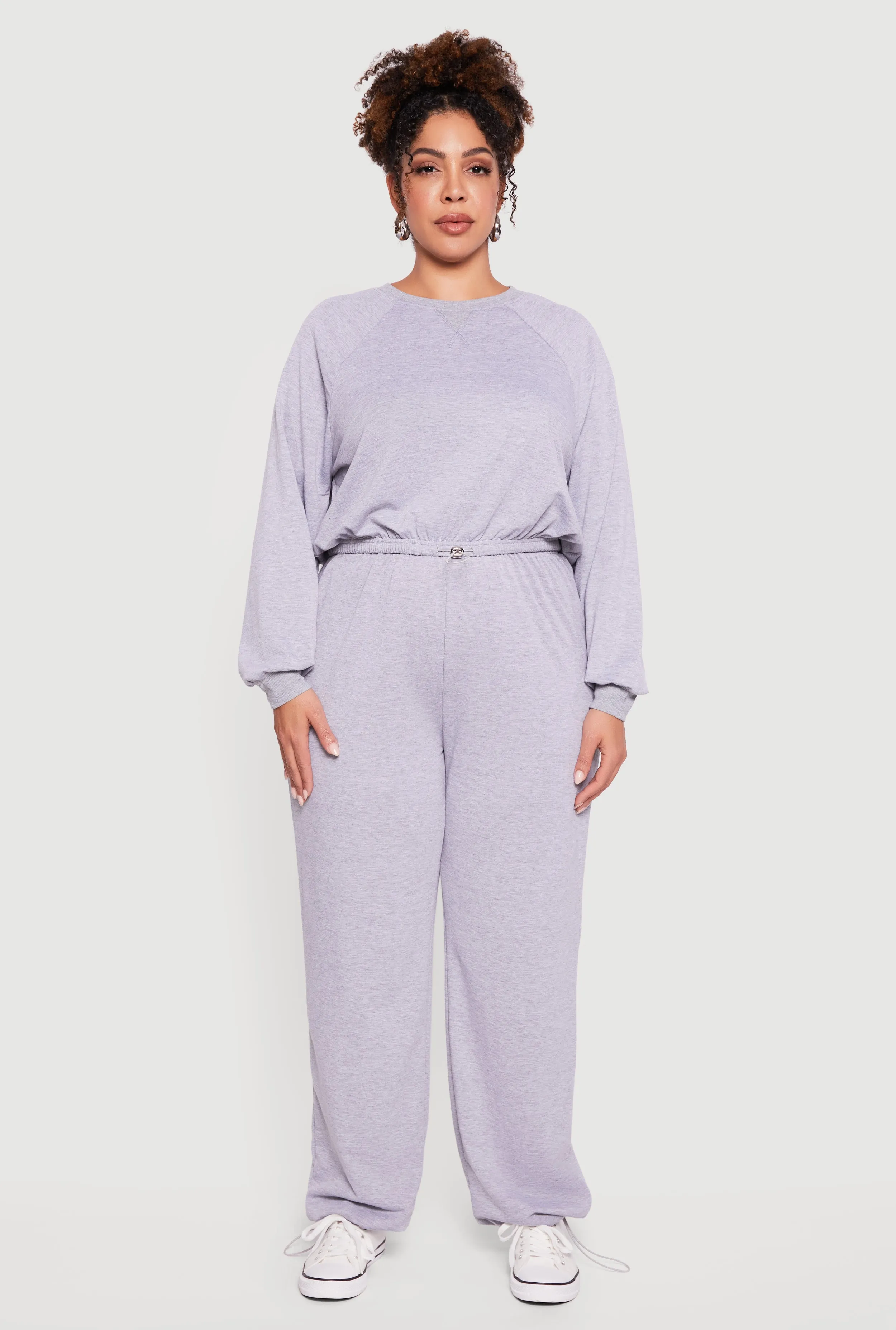 Plus Size Almost Famous Toggle Drawstring Waist Sweatpants sold by Rainbow product image thumbnail 2