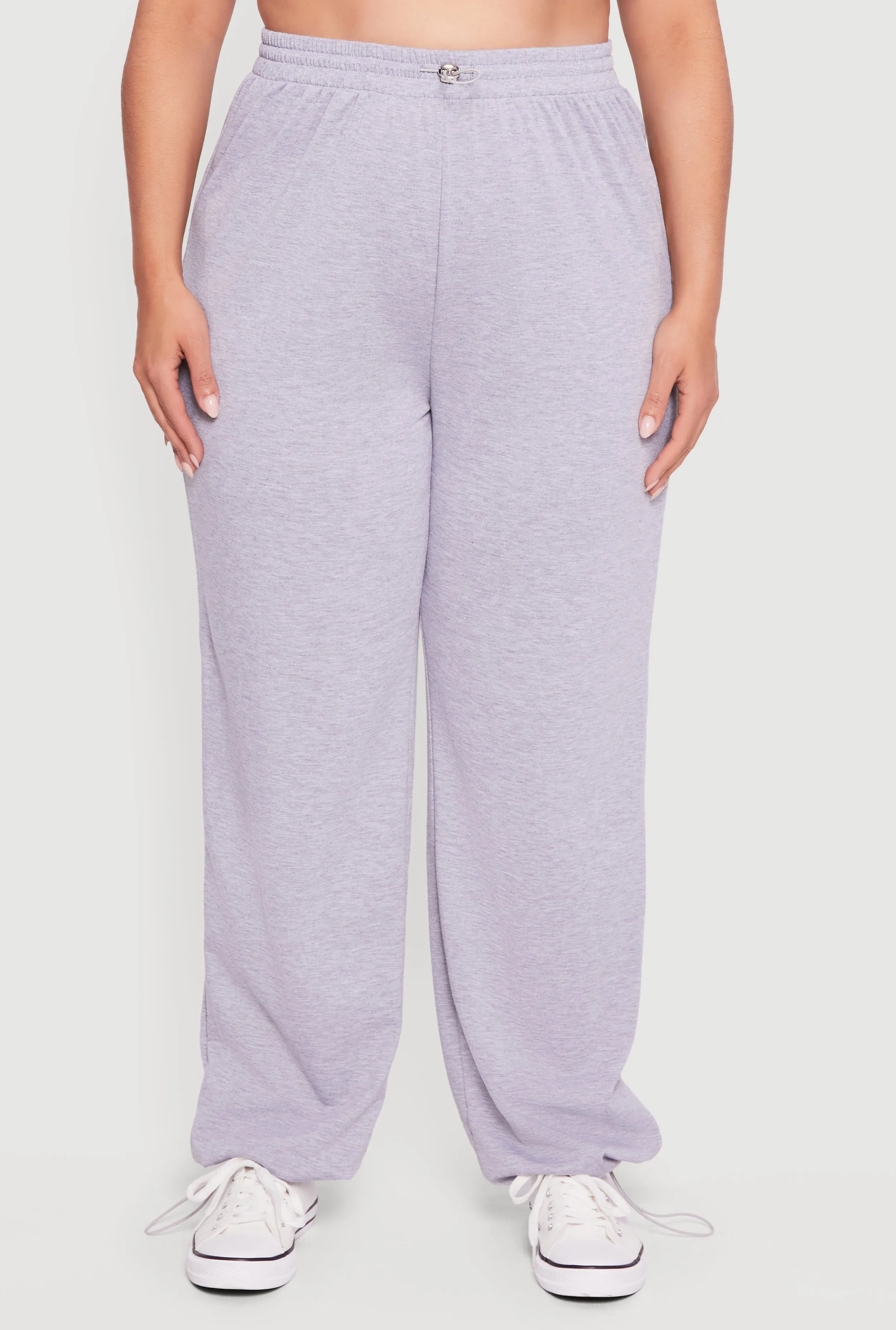 Plus Size Almost Famous Toggle Drawstring Waist Sweatpants sold by Rainbow product image thumbnail 3