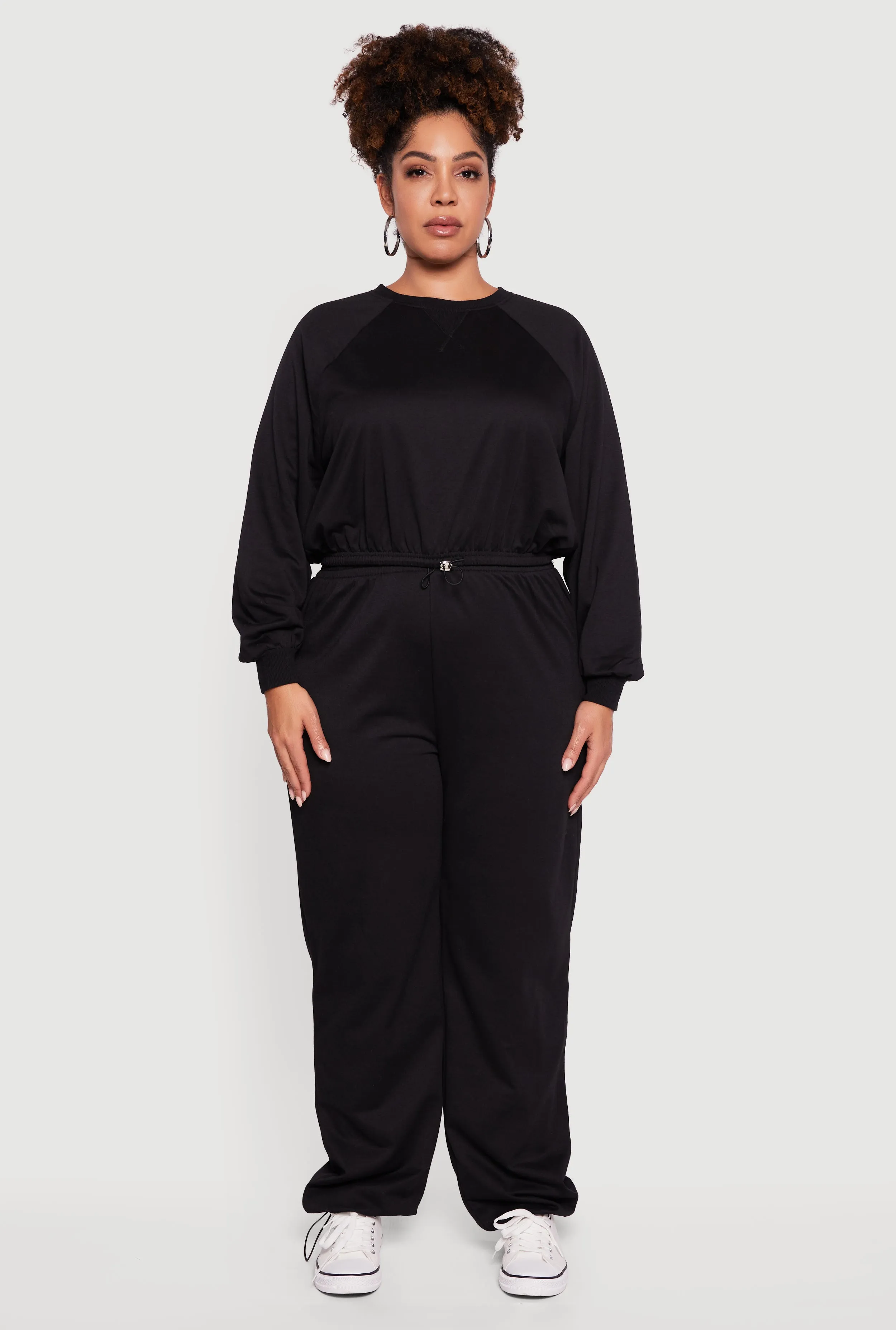 Plus Size Almost Famous Toggle Drawstring Waist Sweatpants sold by Rainbow product image thumbnail 2