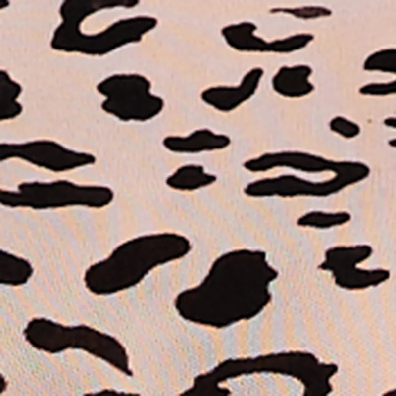 Animal Print Velvet Burnout Mesh Bodysuit sold by Rainbow product image thumbnail 4