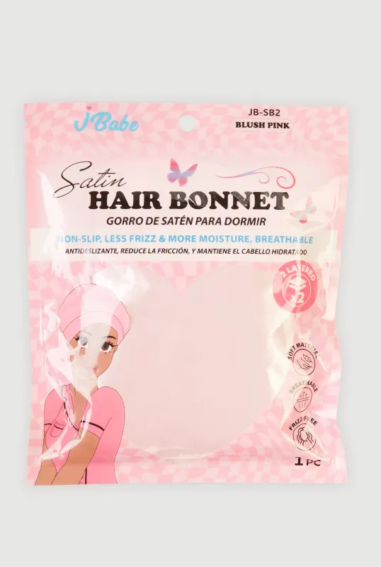 Solid Satin Hair Bonnet sold by Rainbow
