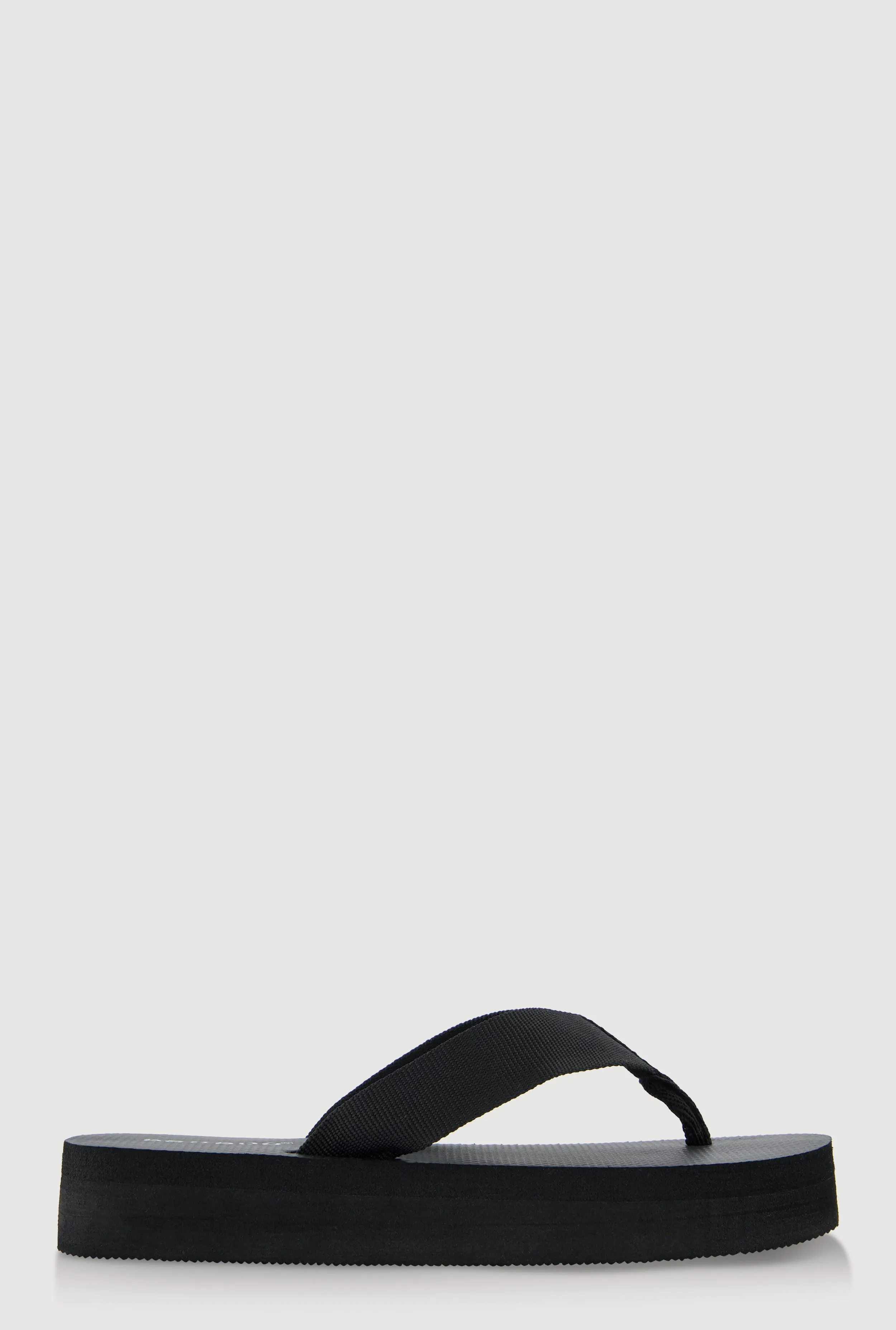 Open Toe Low Platform Flip Flops sold by Rainbow product image thumbnail 2