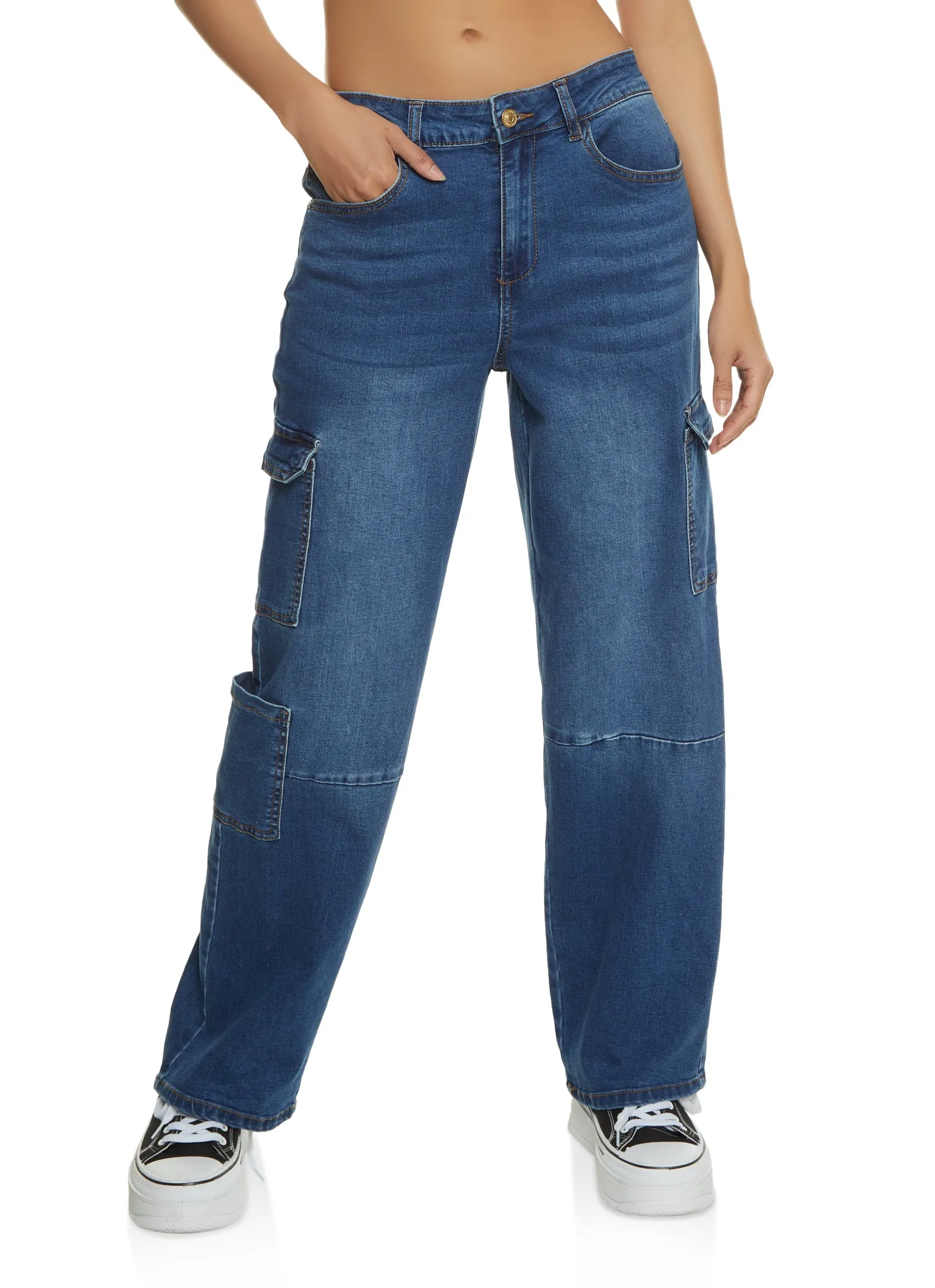 WAX Straight Leg Flap Pocket Cargo Jeans sold by Rainbow product image thumbnail 3