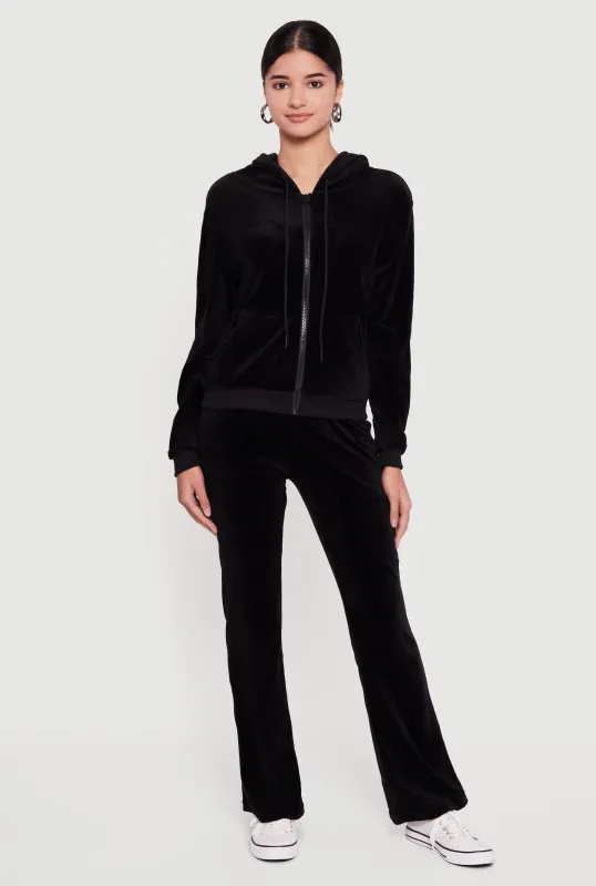 Trendy Pull On Velour Pants sold by Rainbow