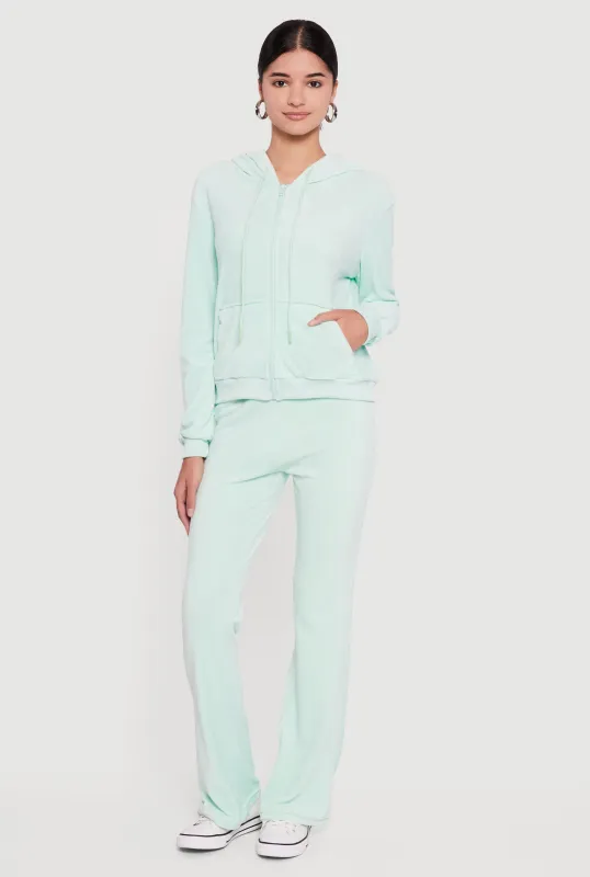 Trendy Pull On Velour Pants sold by Rainbow