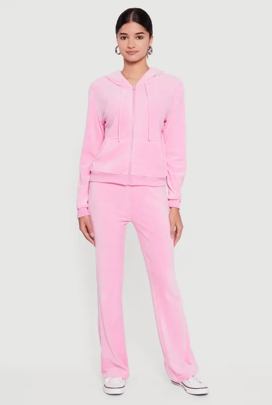 Trendy Pull On Velour Pants sold by Rainbow