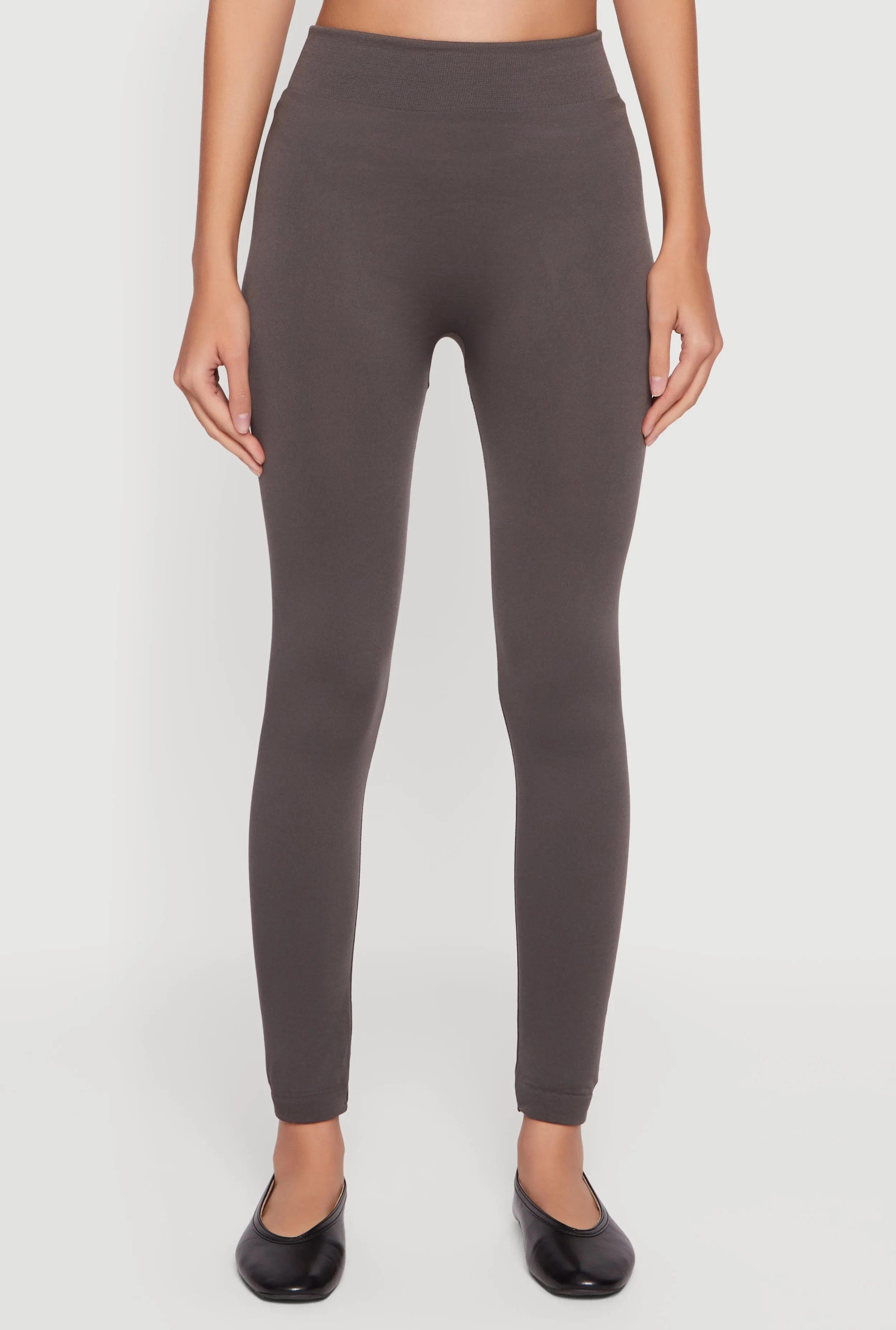 High Waisted Fleece Lined Leggings sold by Rainbow product image thumbnail 5