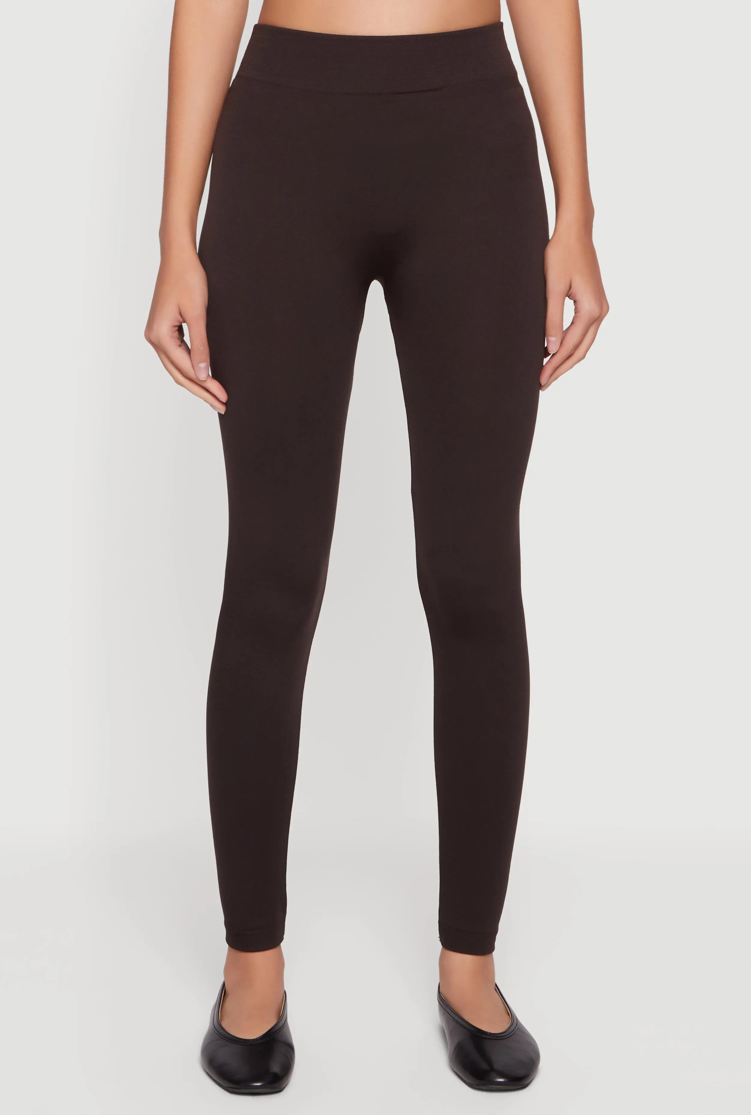 High Waisted Fleece Lined Leggings sold by Rainbow product image thumbnail 5