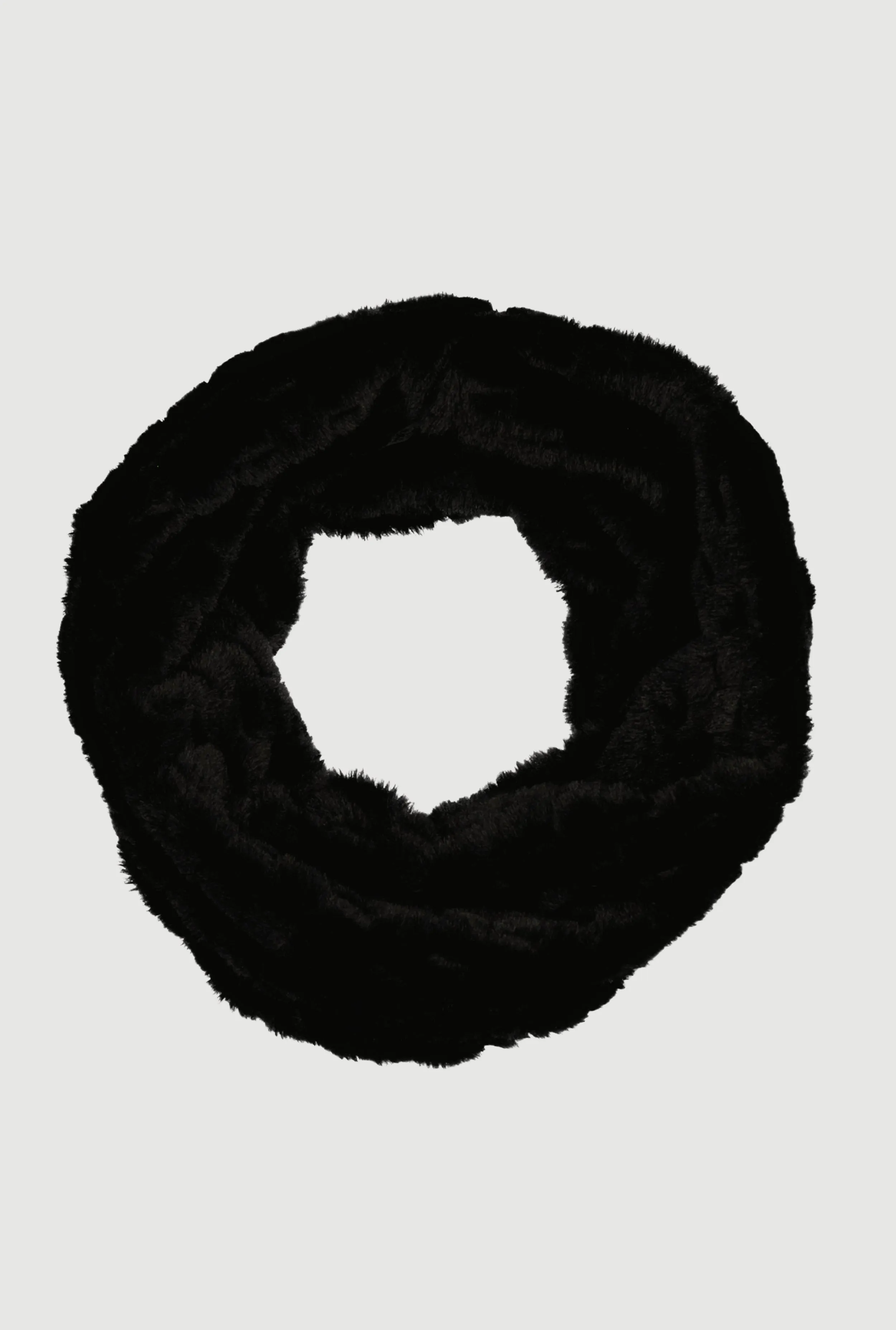 Faux Fur Twisted Front Neck Warmer sold by Rainbow