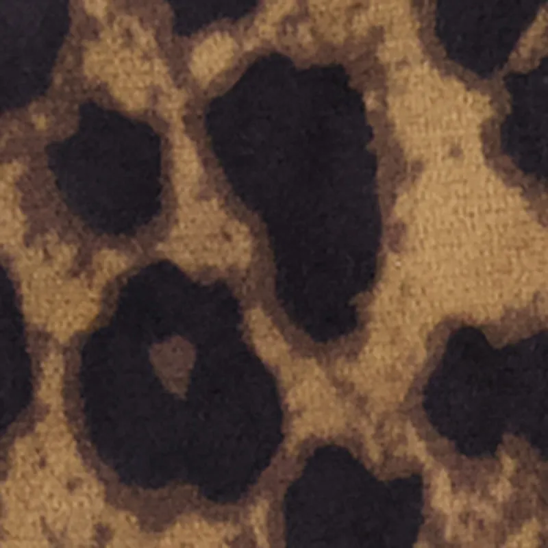 Bow Detail Faux Suede Leopard Print Gloves sold by Rainbow product image thumbnail 3