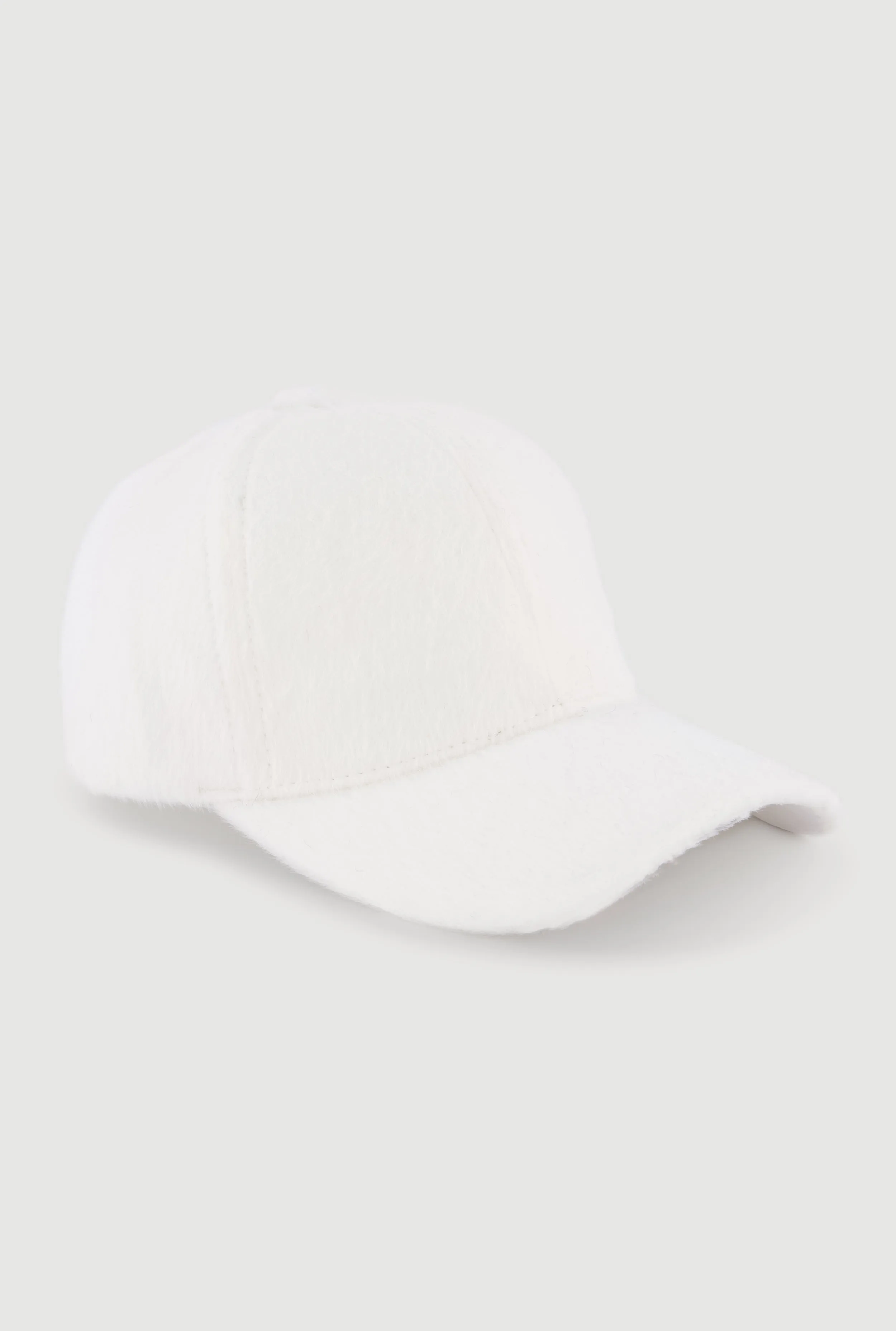 Solid Faux Fur Baseball Cap sold by Rainbow