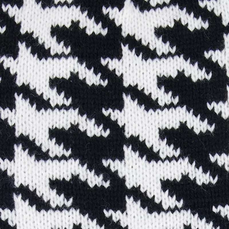 Houndstooth Pom Pom Beanie and Gloves Set sold by Rainbow product image thumbnail 3