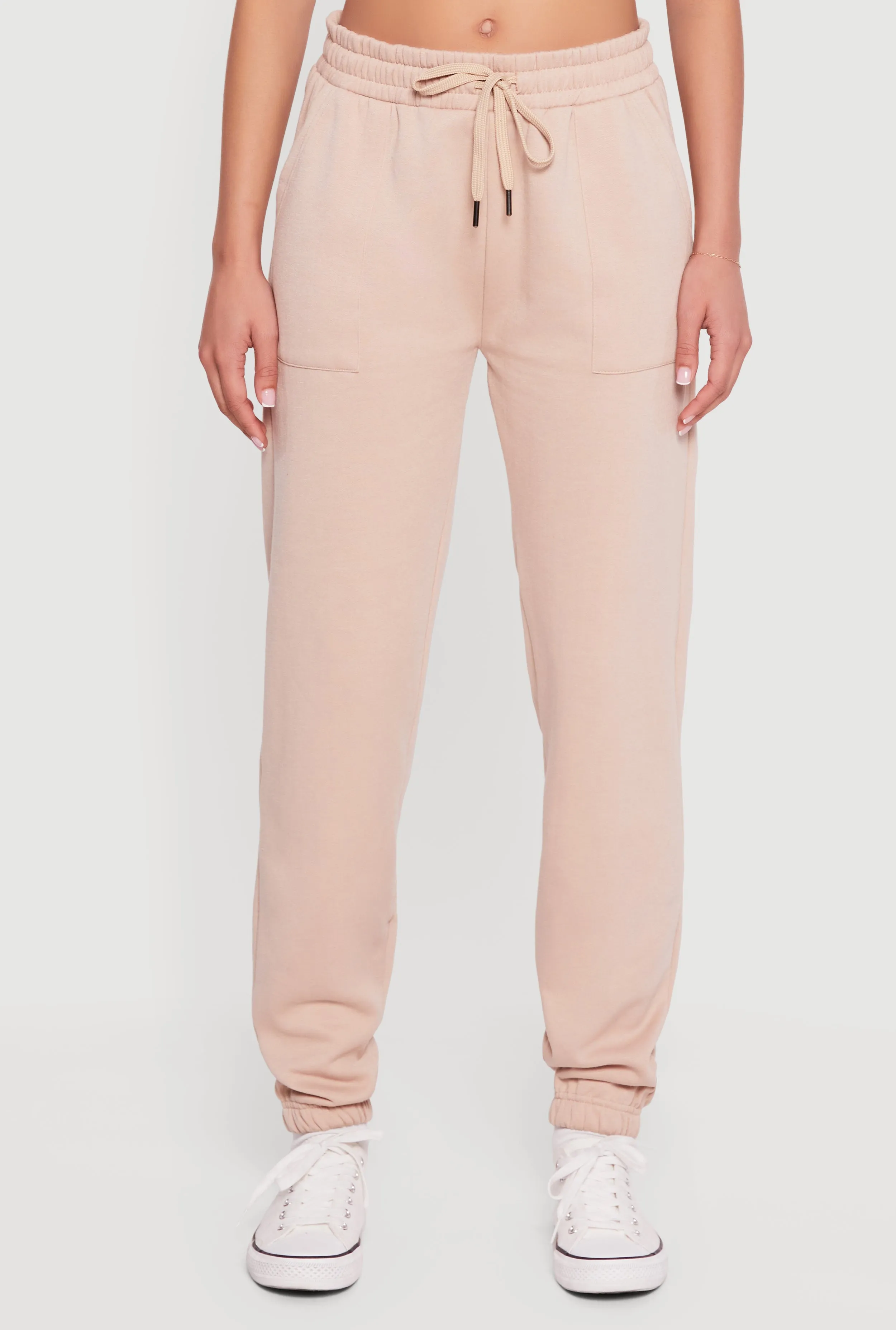 Drawstring Waist Slim Leg Sweatpants sold by Rainbow product image thumbnail 3