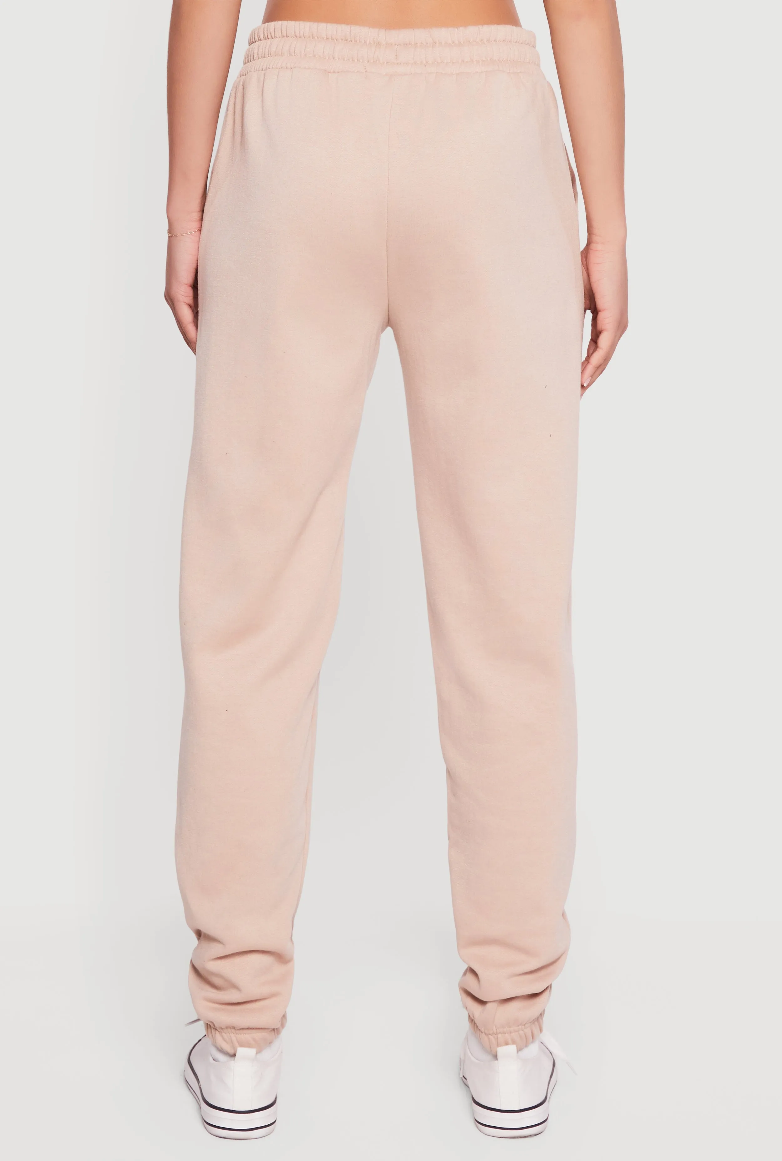 Drawstring Waist Slim Leg Sweatpants sold by Rainbow product image thumbnail 5