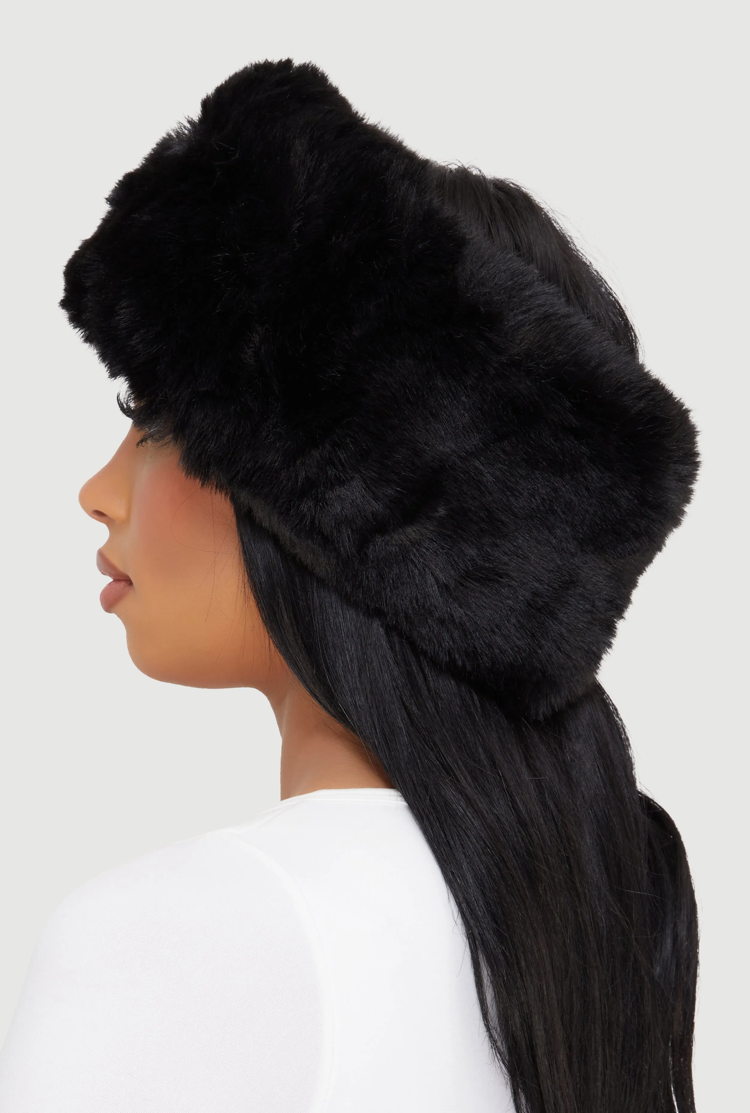 Faux Fur Headband sold by Rainbow product image thumbnail 3
