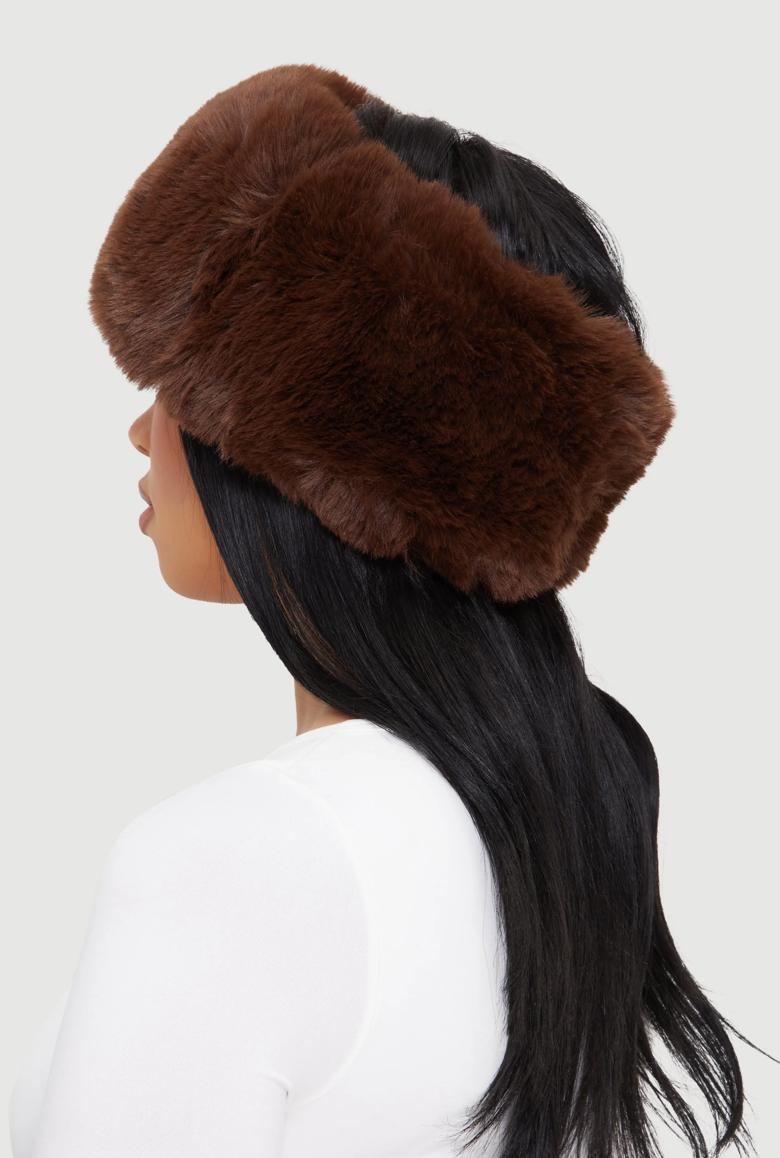 Faux Fur Headband sold by Rainbow product image thumbnail 3