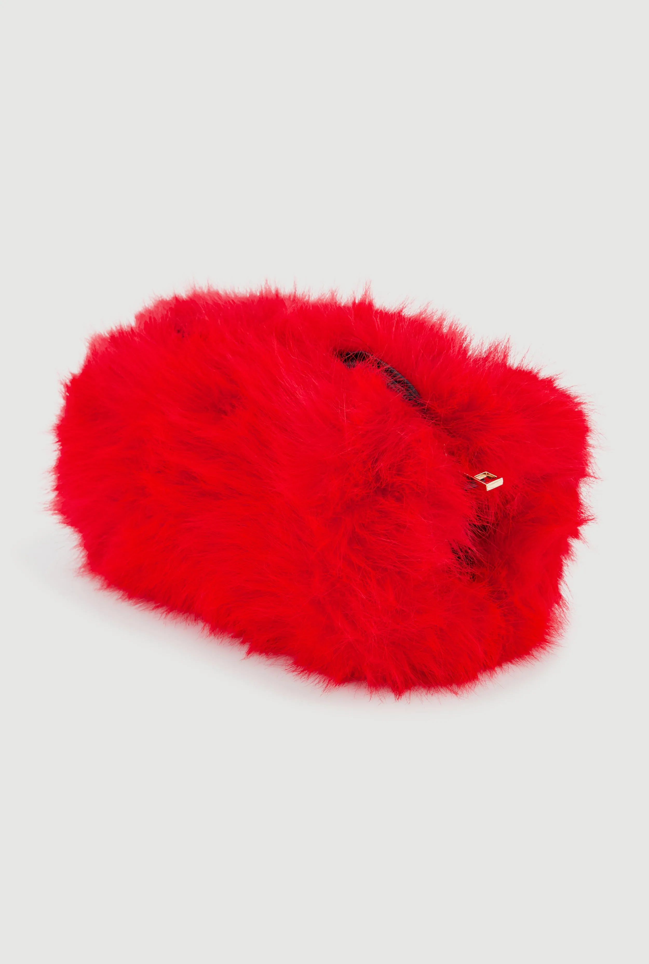 Faux Fur Hand Muff Convertible Clutch Bag sold by Rainbow product image thumbnail 5