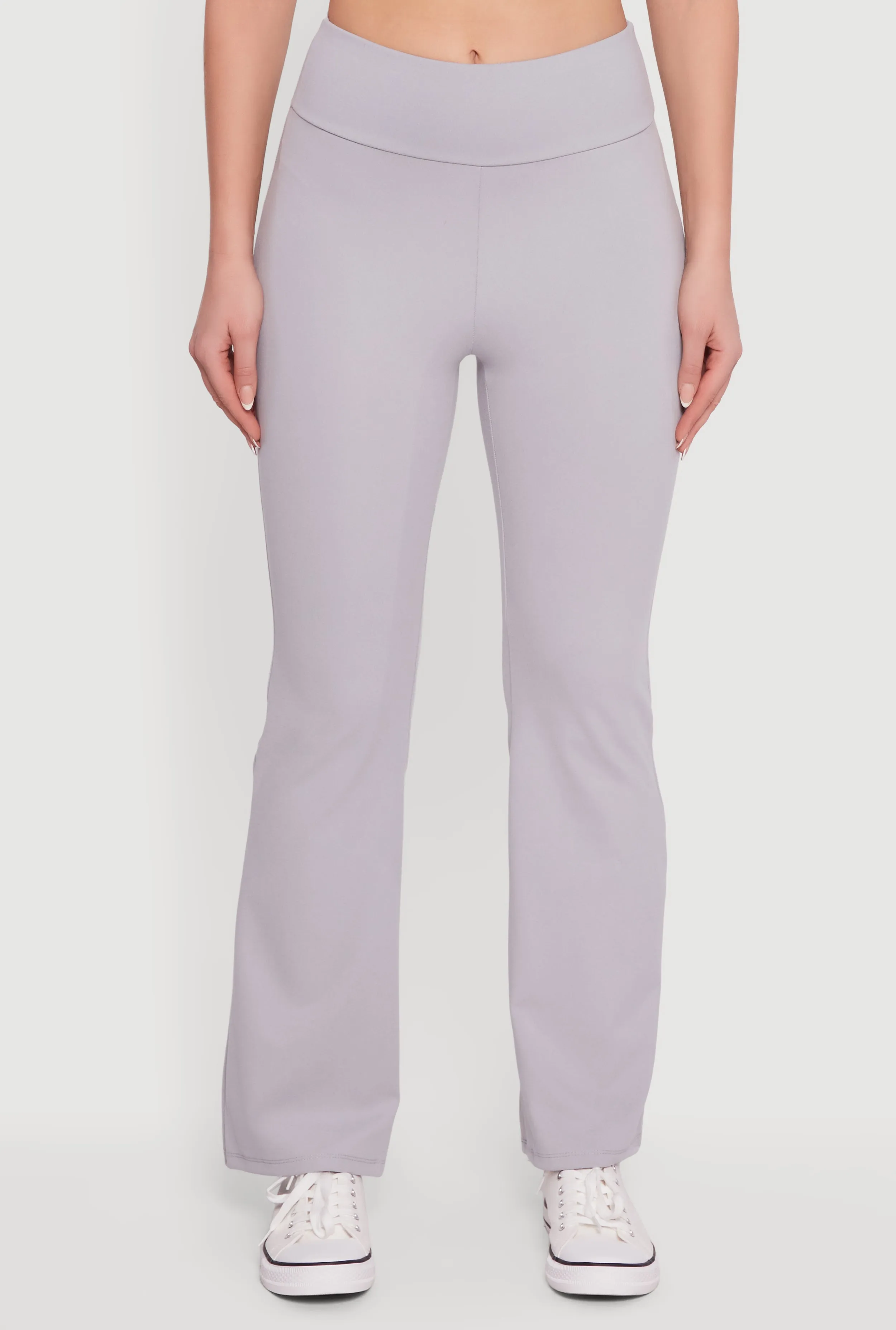 Mid Rise Brushed Knit Bootcut Pants sold by Rainbow product image thumbnail 5