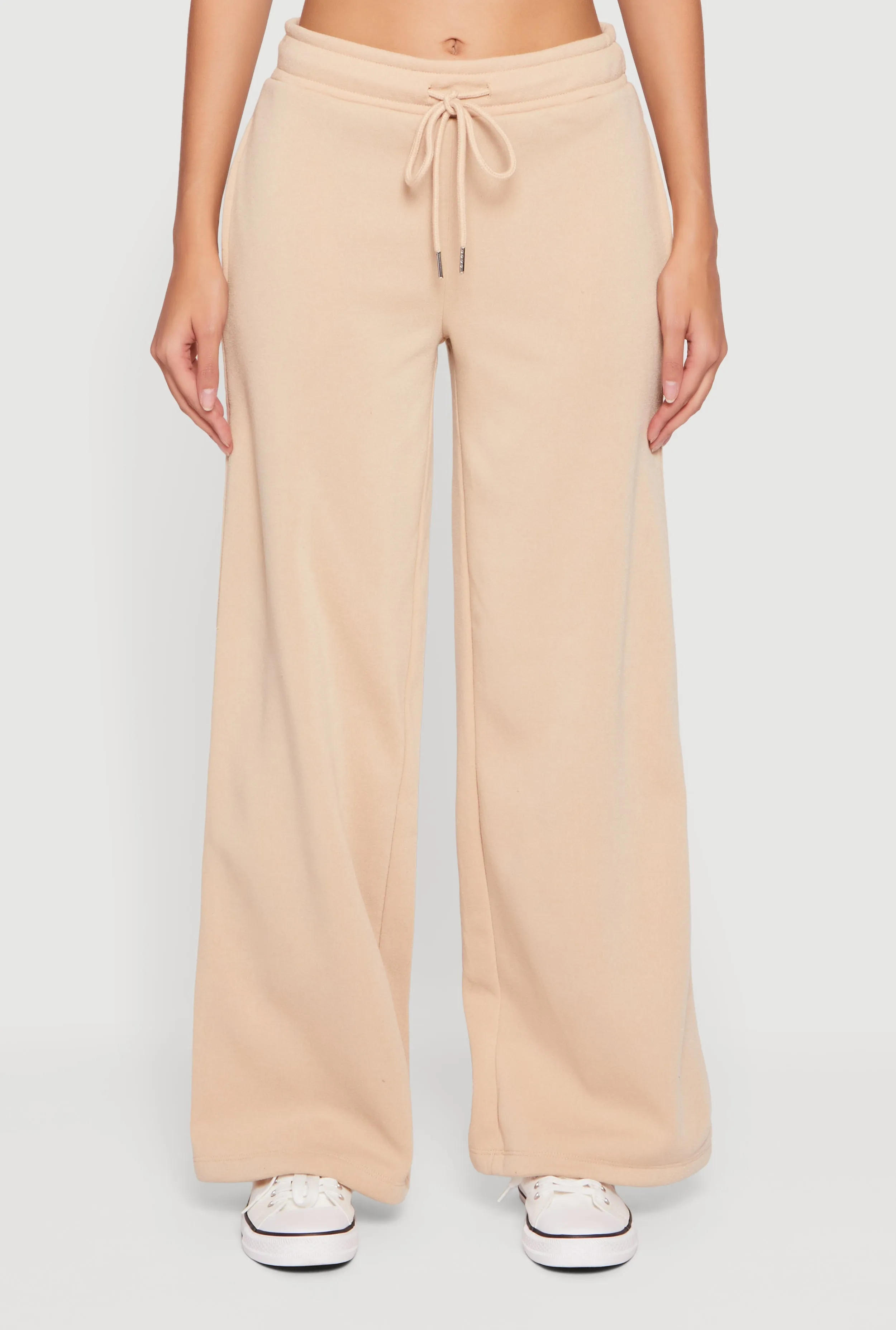 Drawstring Waist Pull On Wide Leg Sweatpants sold by Rainbow product image thumbnail 5