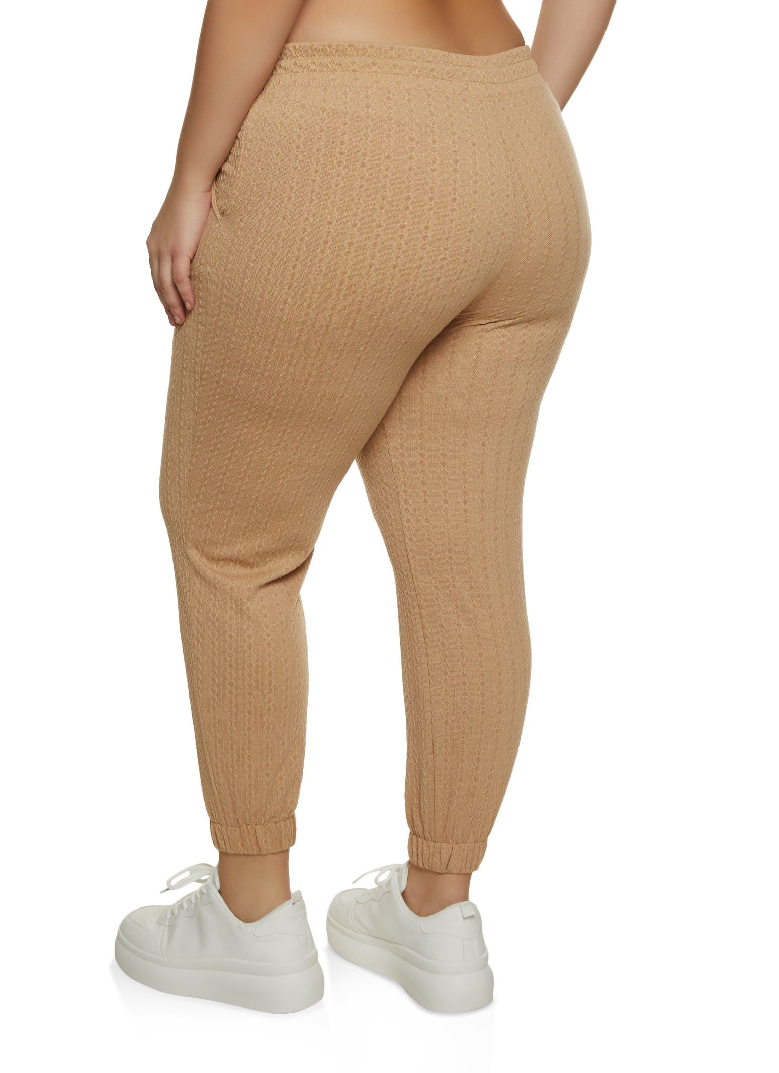 Plus Size Textured Knit Joggers sold by Rainbow product image thumbnail 2