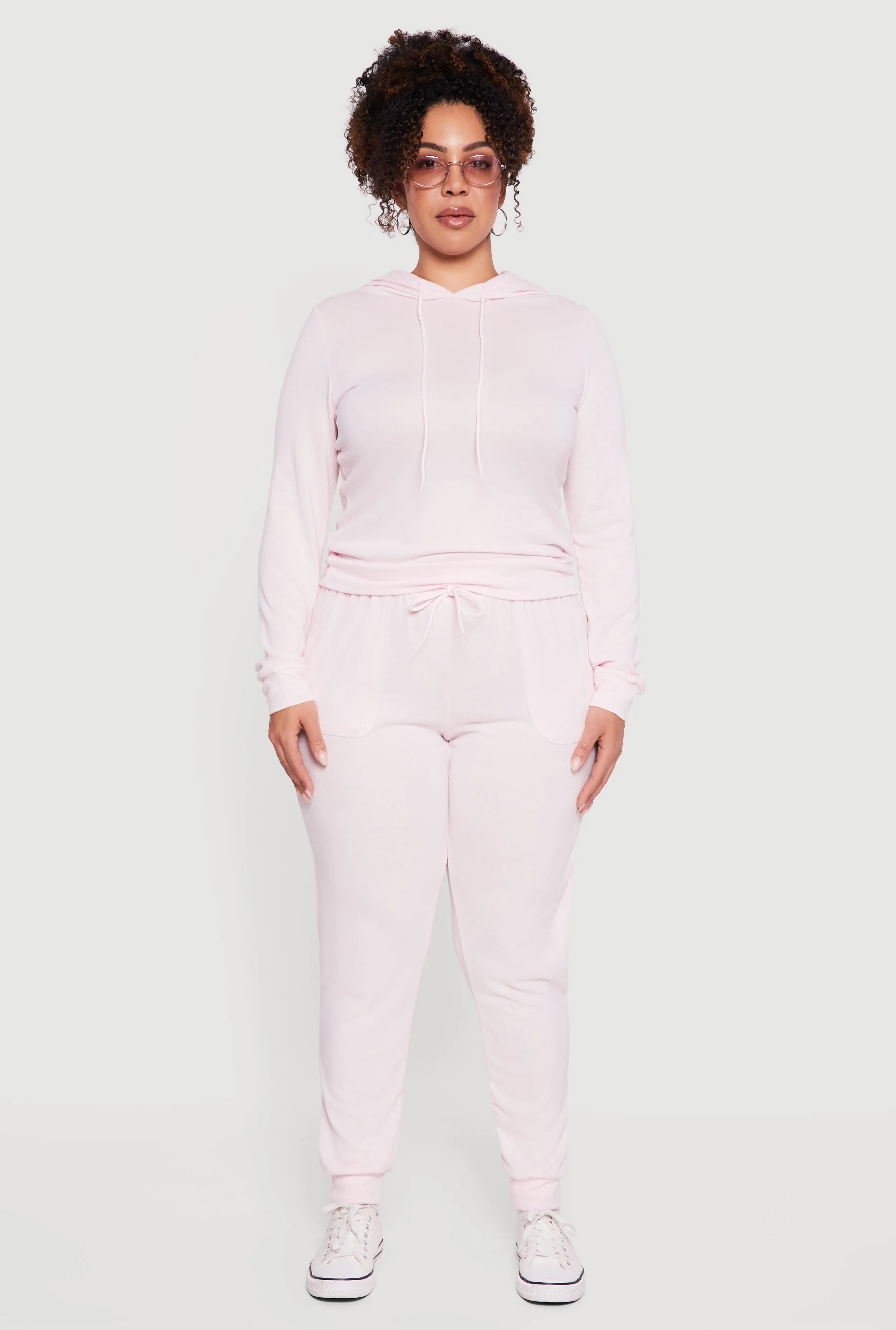 Plus Size High Waisted Drawstring Joggers sold by Rainbow product image thumbnail 2