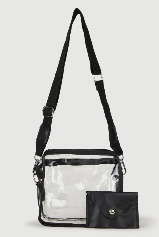 Adjustable Strap Crossbody Bag with Change Pouch sold by Rainbow