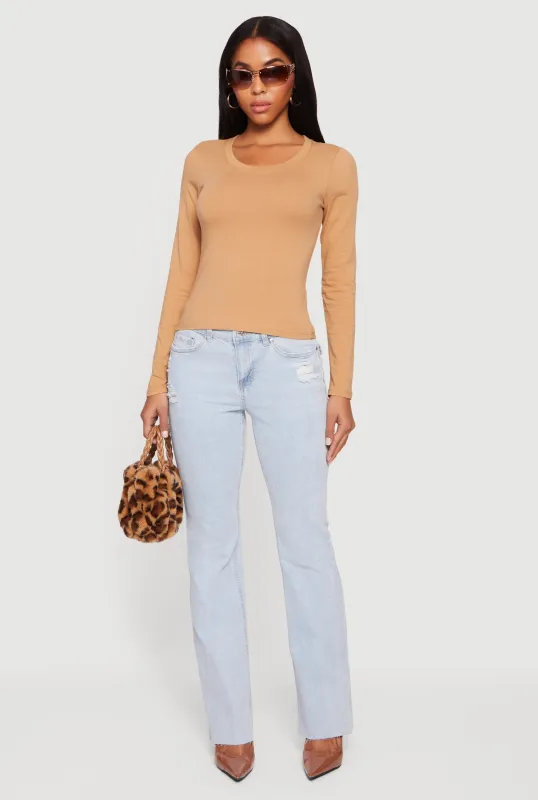 Long Sleeve Solid Tee sold by Rainbow