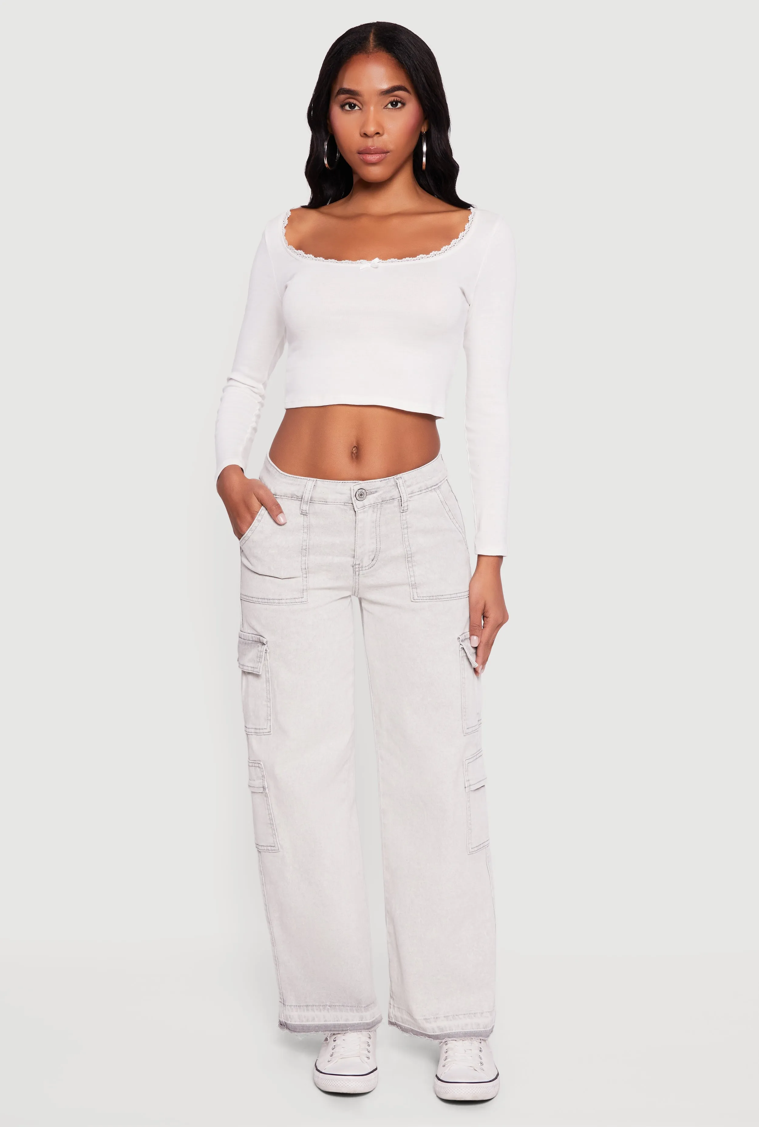 VIP Mineral Wash Raw Hem Utility Jeans sold by Rainbow product image thumbnail 2