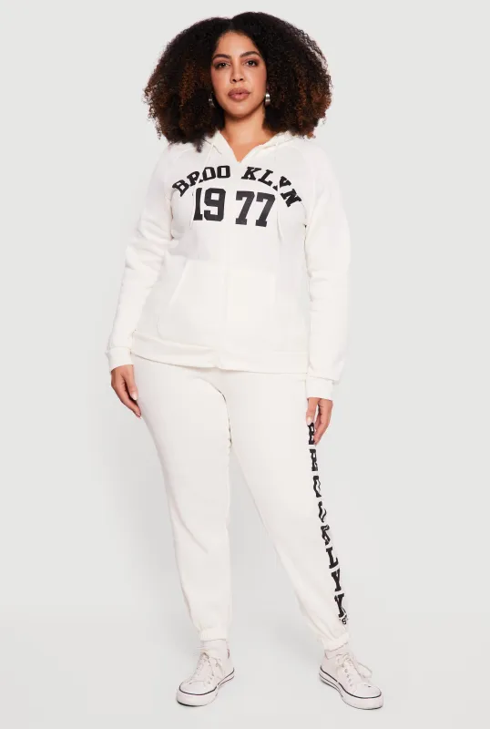 Plus Size Brooklyn 1977 Sweatpants sold by Rainbow