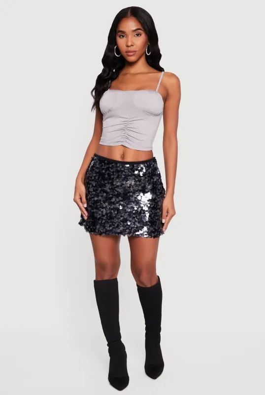 Sequin Pencil Mini Skirt sold by Rainbow