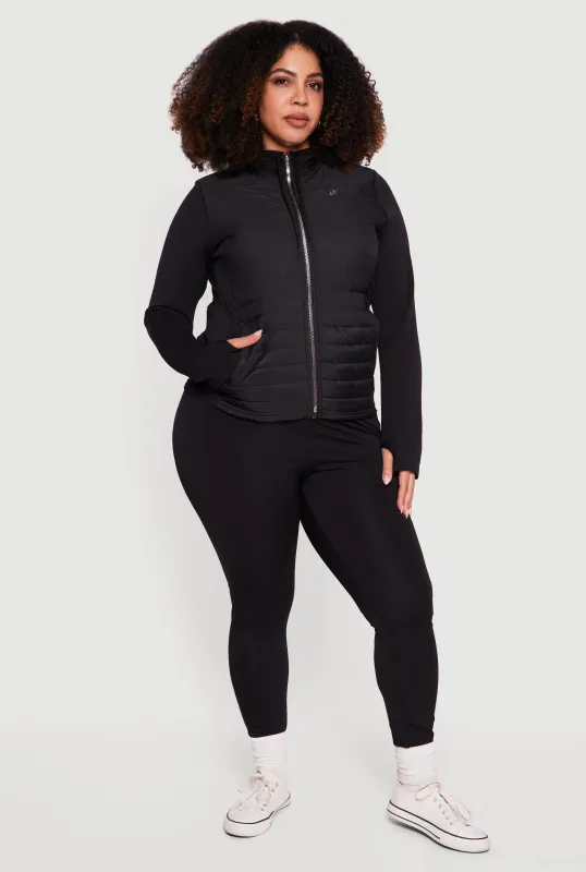 Plus Size High Waisted Active Leggings sold by Rainbow