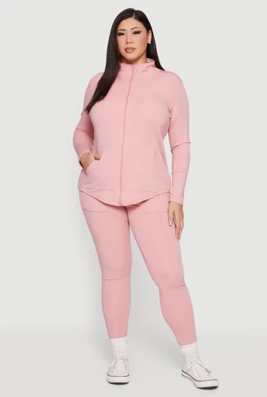 Plus Size High Waisted Cellphone Pocket Leggings sold by Rainbow