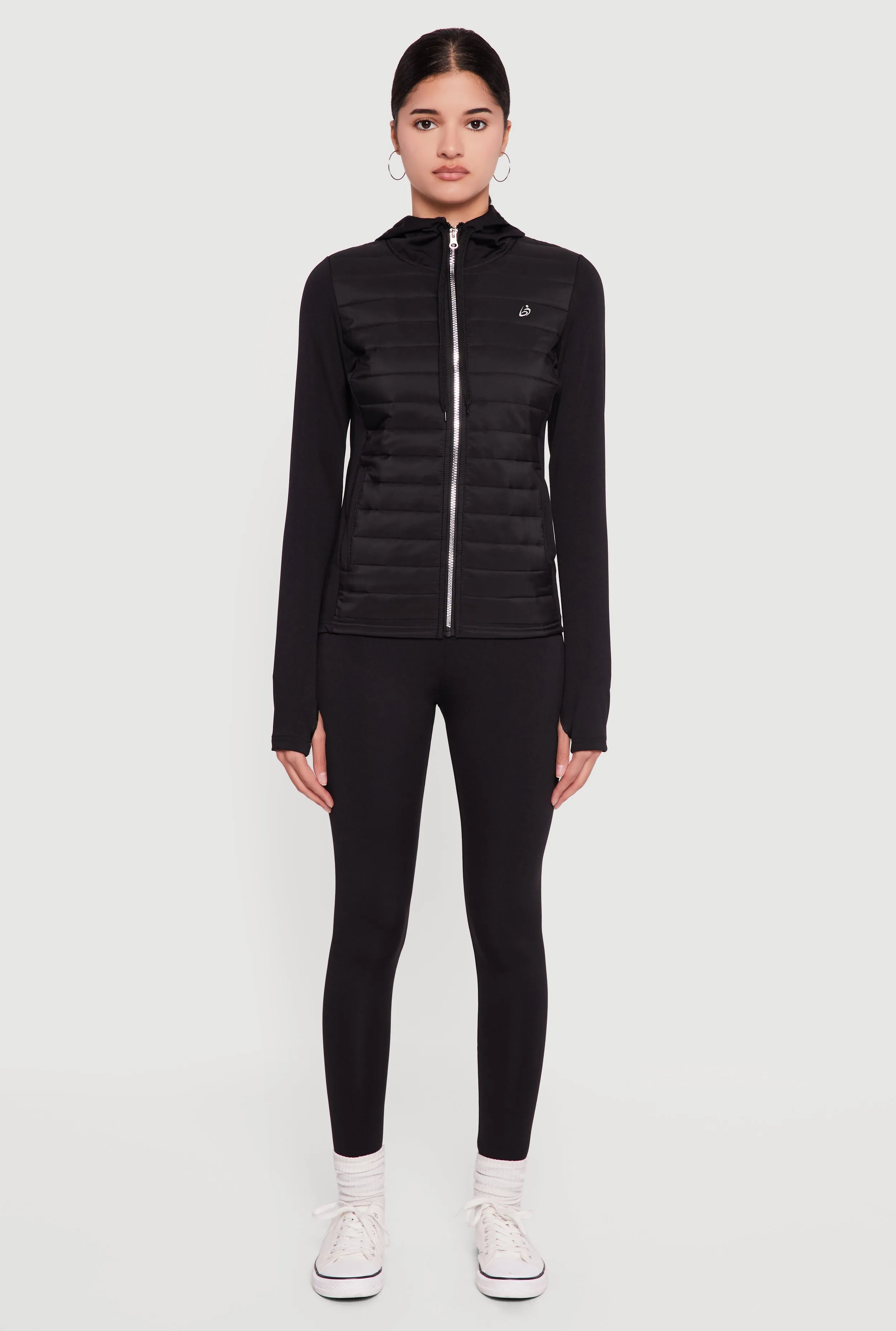 Solid High Waisted Leggings sold by Rainbow product image thumbnail 2