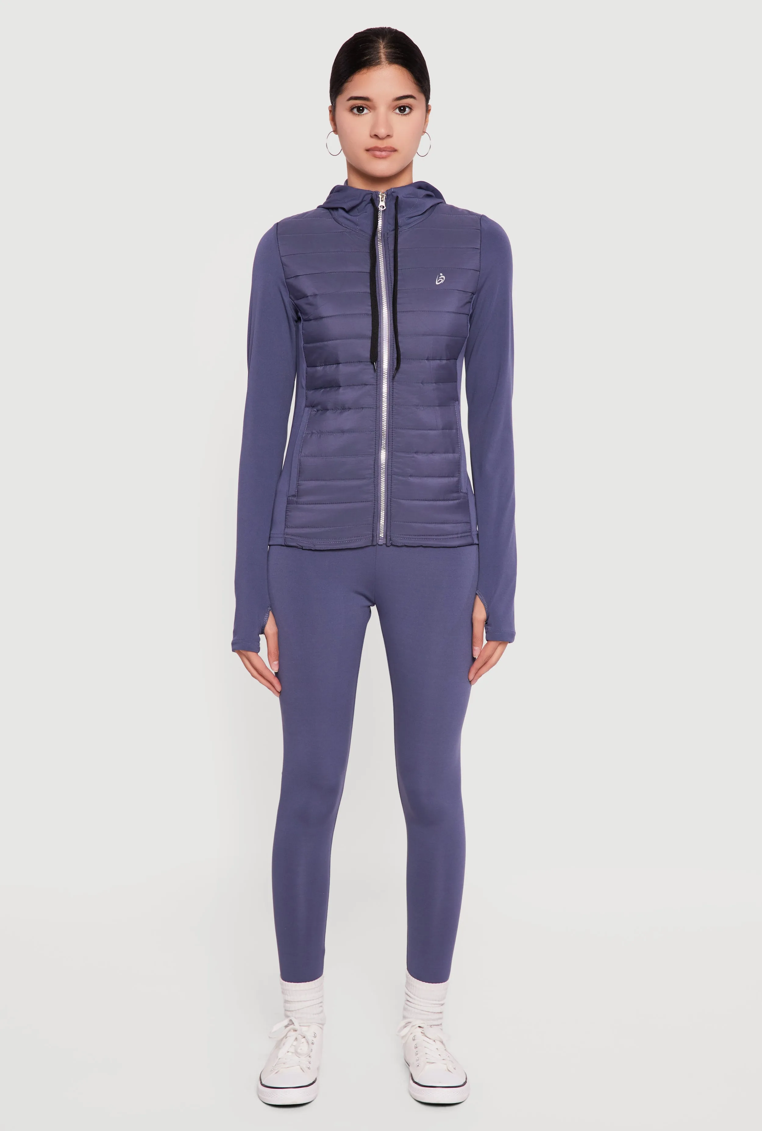 Solid High Waisted Leggings sold by Rainbow product image thumbnail 2