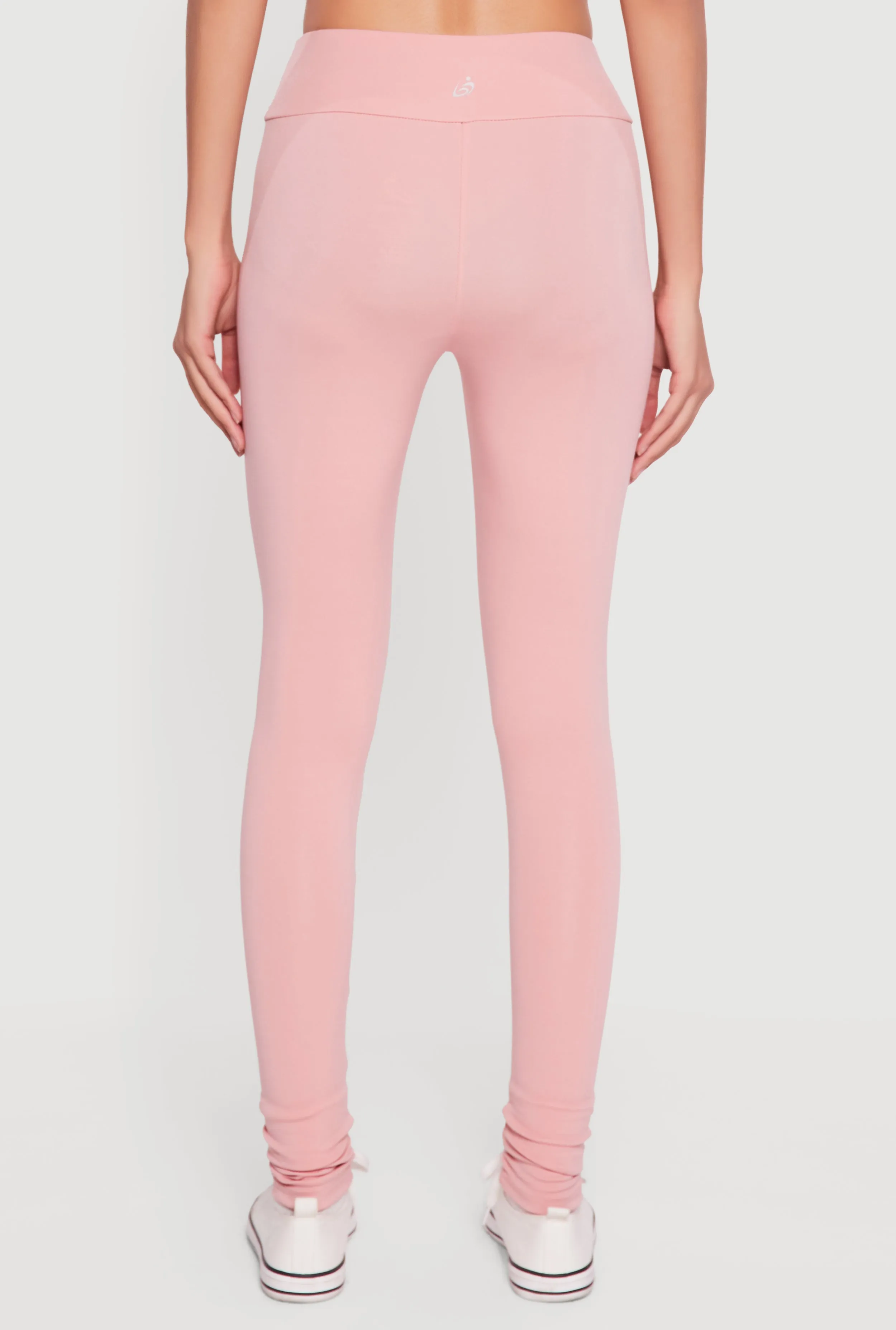 Solid High Waisted Leggings sold by Rainbow product image thumbnail 5