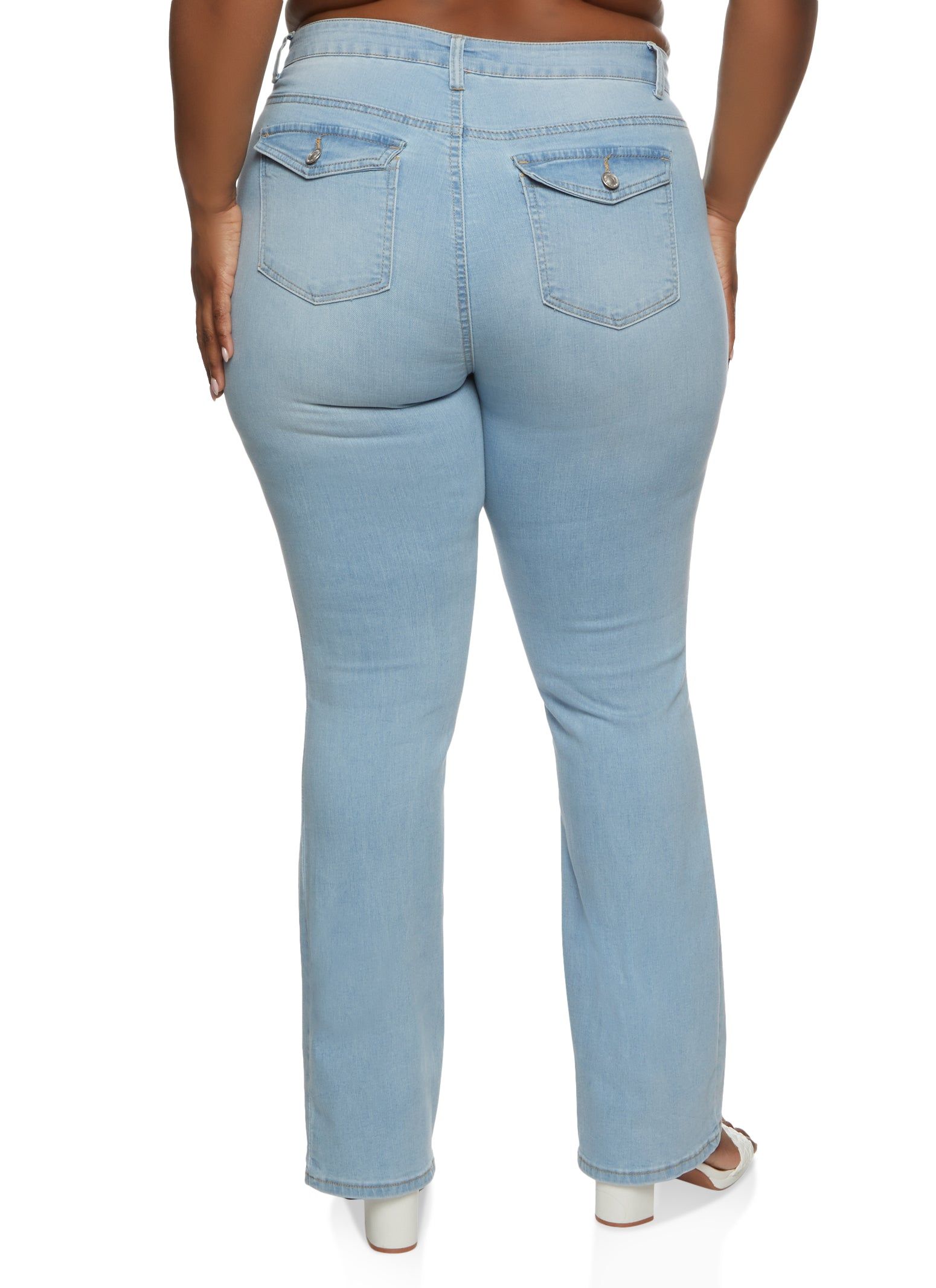 Plus Size WAX High Rise Boot Cut Jeans sold by Rainbow product image thumbnail 2