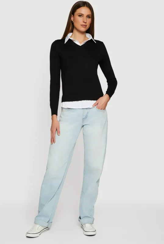 Layered Look Polo Shirt sold by Rainbow