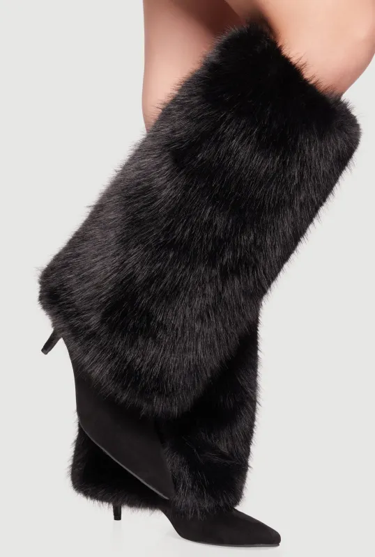 Faux Fur Boot Sleeves sold by Rainbow